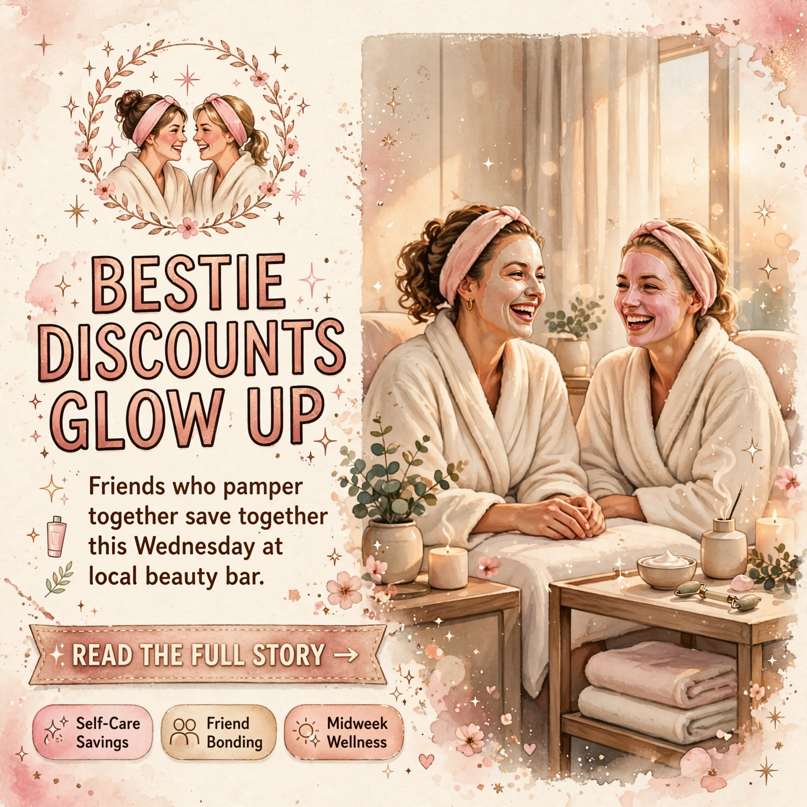 Featured image for "💅 Bestie Wednesdays Bring Self-Care Savings to Soddy-Daisy's the aesthetic refinery"