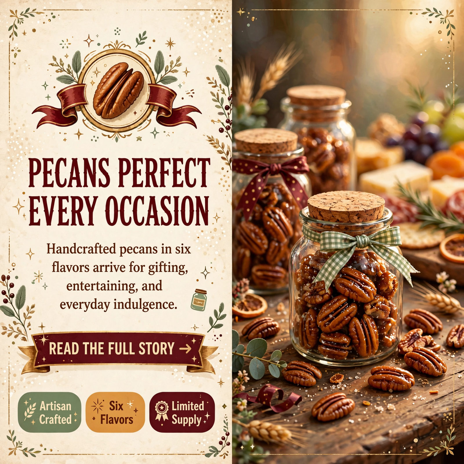 Featured image for "🥜 Gigi's Sweet Stop Brings Full Lineup of Sugared Pecans to Signal Mountain"