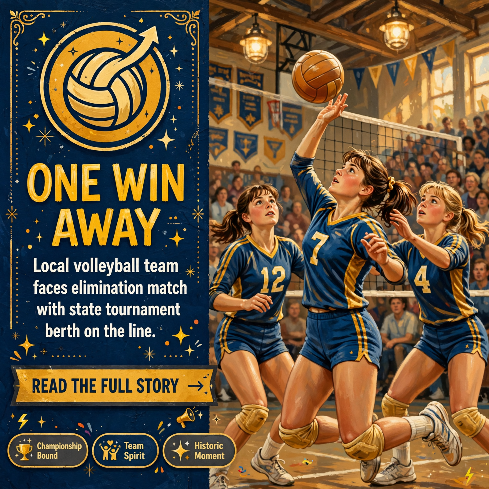 Featured image for "🏐 Bledsoe County Lady Warriors One Win Away From State Tournament"