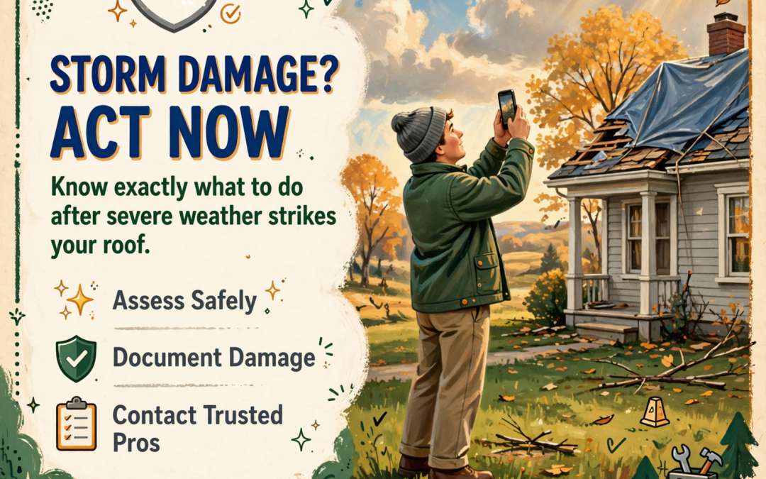 ⛈️ Storm Damage? Here’s Your Step-by-Step Action Plan from Low Key Roofing in Ooltewah