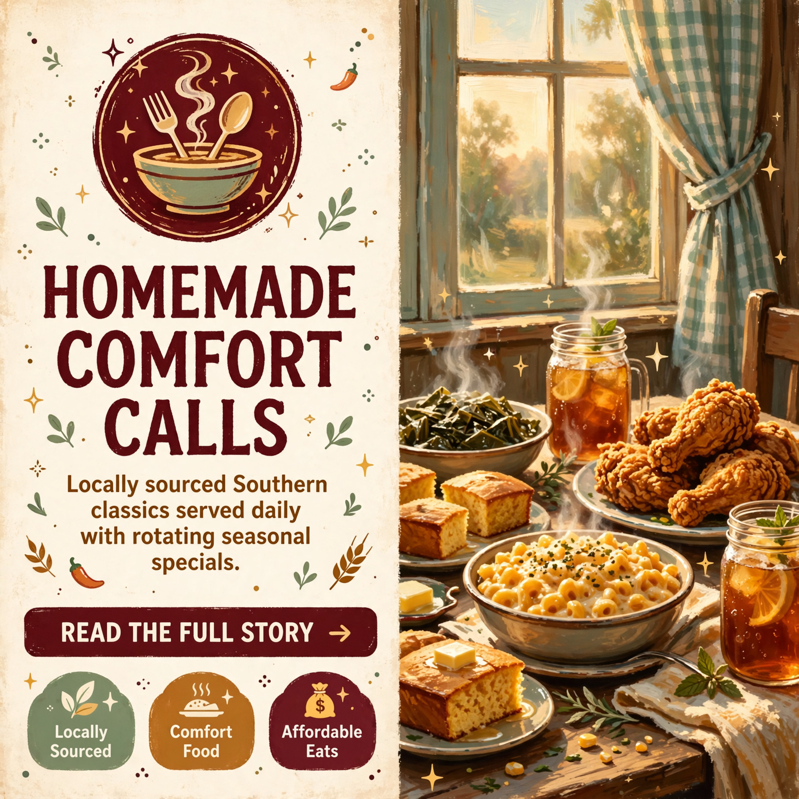 Featured image for "🍽️ The Southern Pantry Serves Up Southern Comfort on Jones Drive in Dunlap"