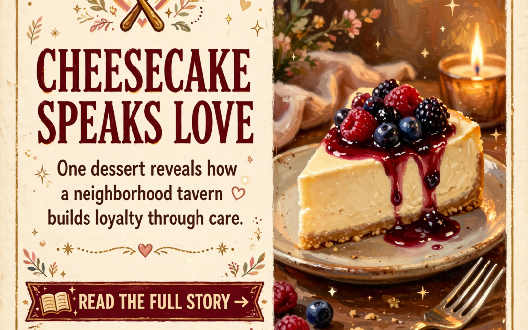 ❤️ Cheesecake as Love Language at Brothers Tavern in Sparta