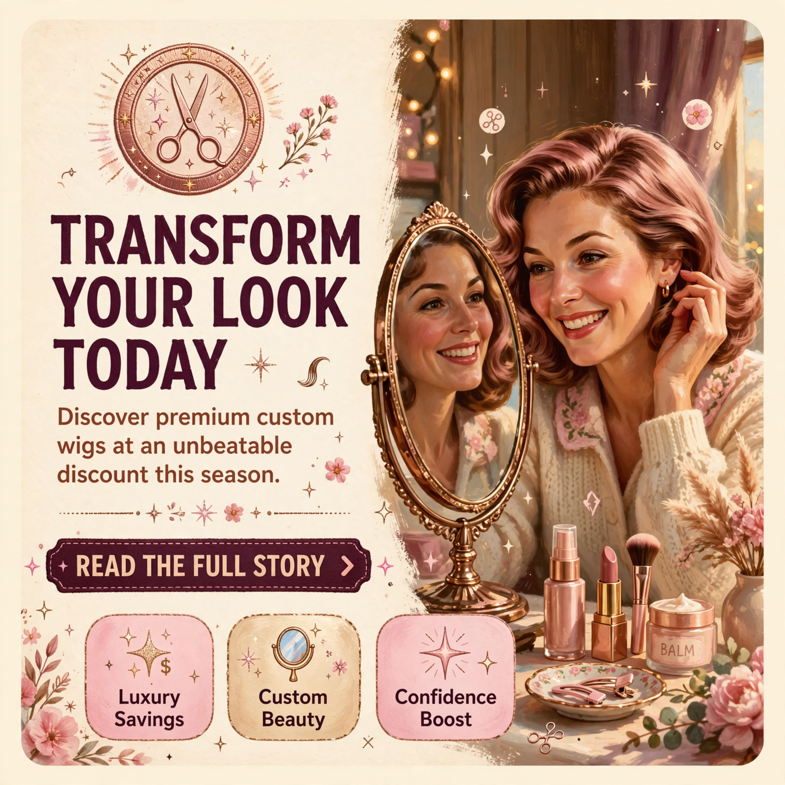 Featured image for "💇‍♀️ Save 20% on Custom Wigs with JOANIE Code at Sassy Mama's Hair Shoppe"