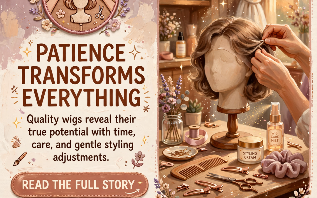 ✨ Wig Transformation Tips: Patience and Care Make All the Difference