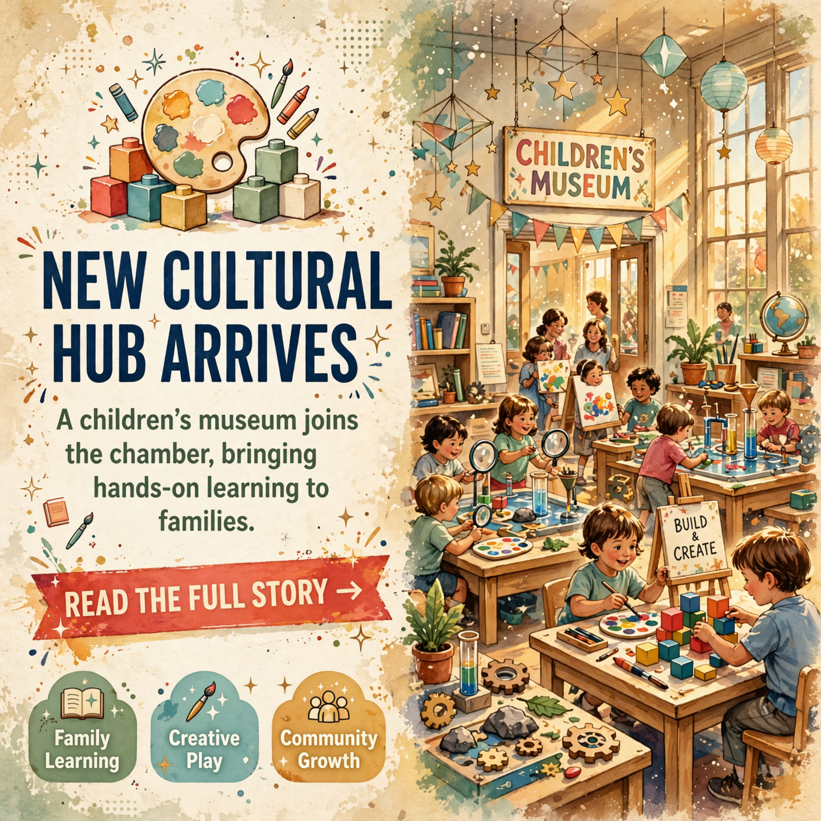Featured image for "🎨 McMinnville Children's Museum Joins Chamber of Commerce with Community Meet and Greet"
