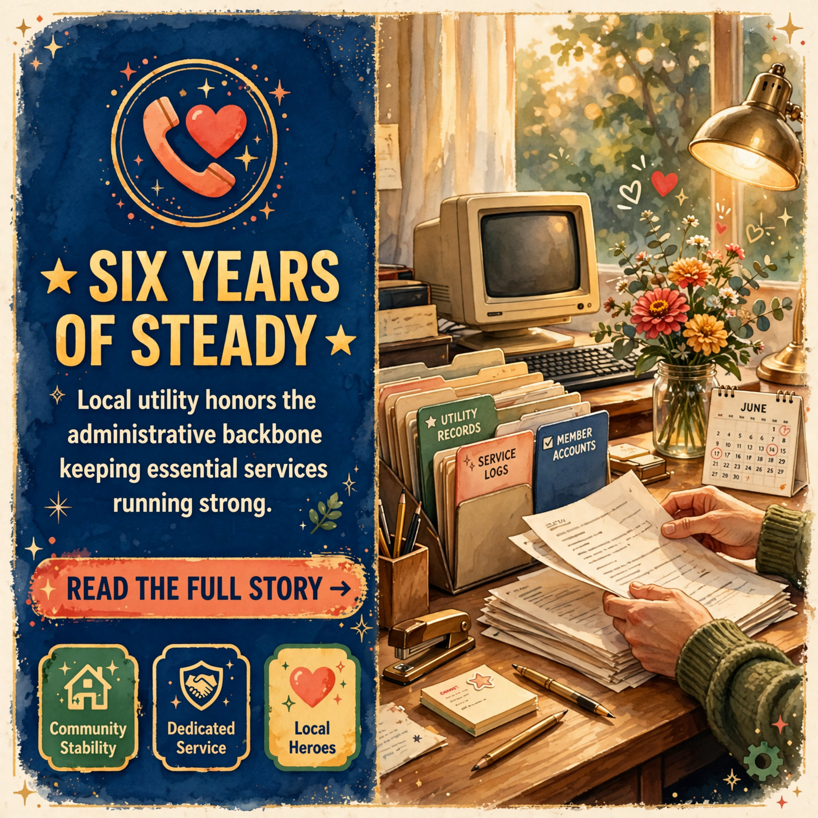 π Bledsoe Telephone Co-Op Celebrates Six Years with Administrative Secretary Courtney β Featured Image Featured image for "π Bledsoe Telephone Co-Op Celebrates Six Years with Administrative Secretary Courtney"