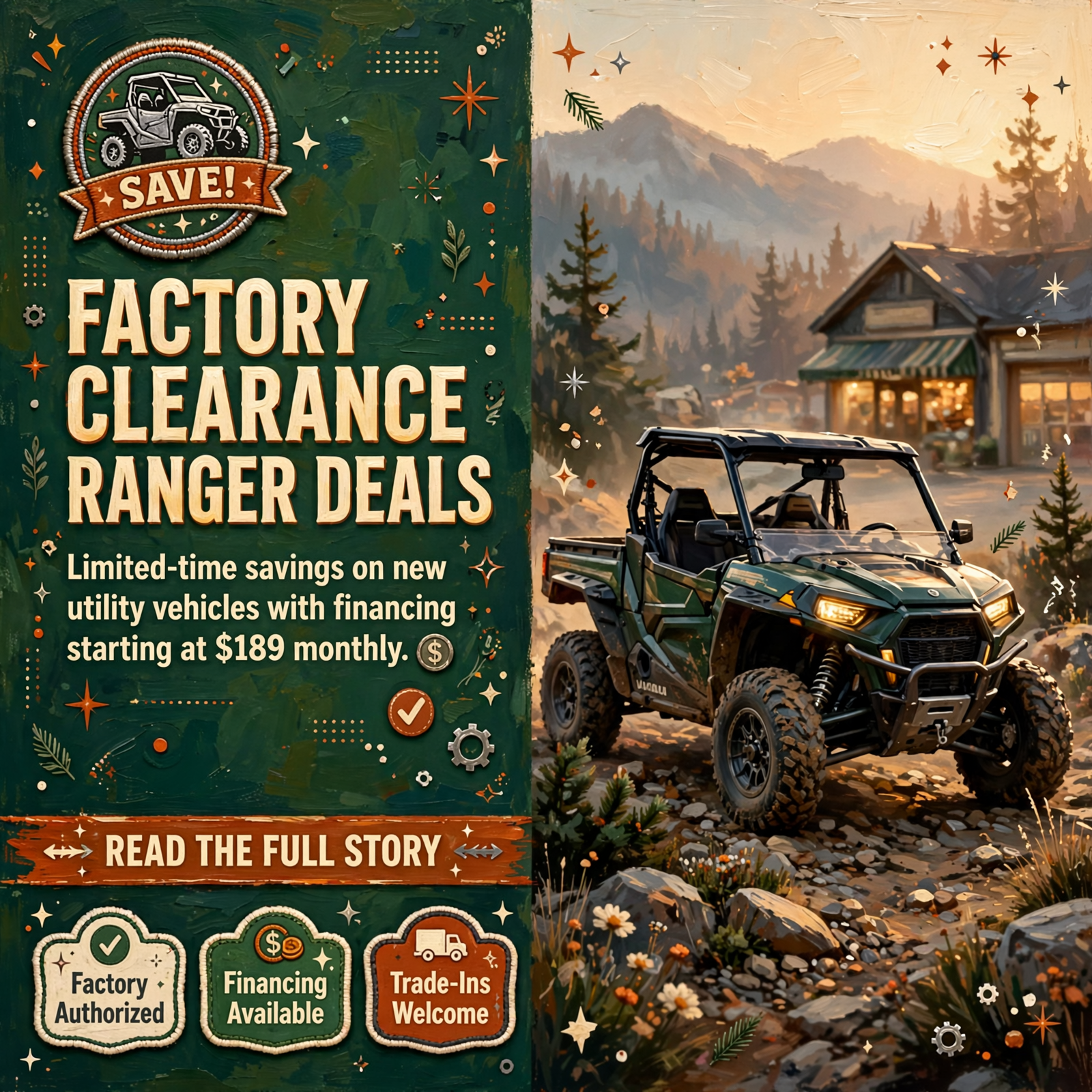 Featured image for "🚙 Pro X Powersports Offers Factory Clearance on 2026 Polaris Ranger 1000 in Ooltewah"