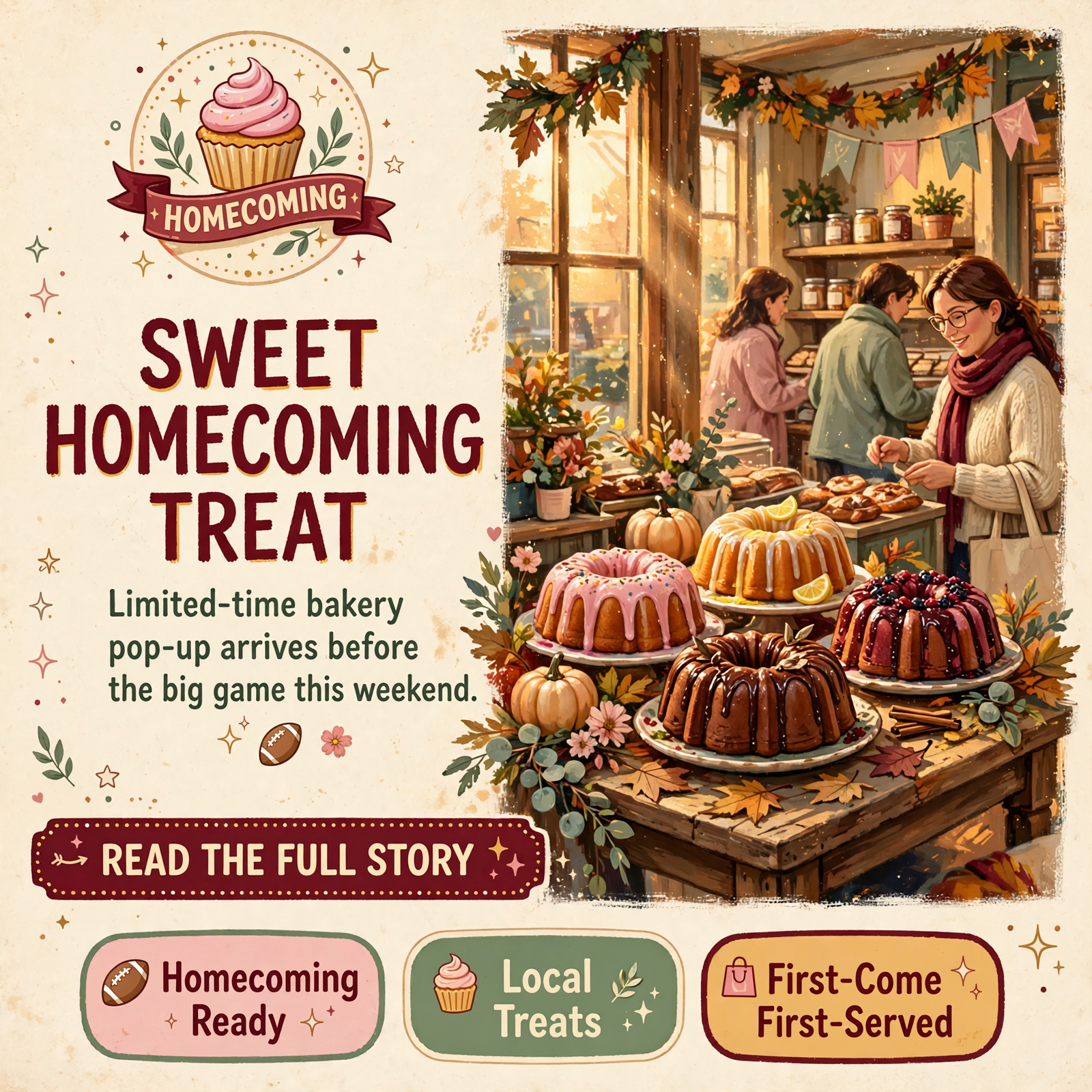 π§ Nothing Bundt Cakes Pop-Up Comes to Firefly on Rankin Before Homecoming β Featured Image Featured image for "π§ Nothing Bundt Cakes Pop-Up Comes to Firefly on Rankin Before Homecoming"