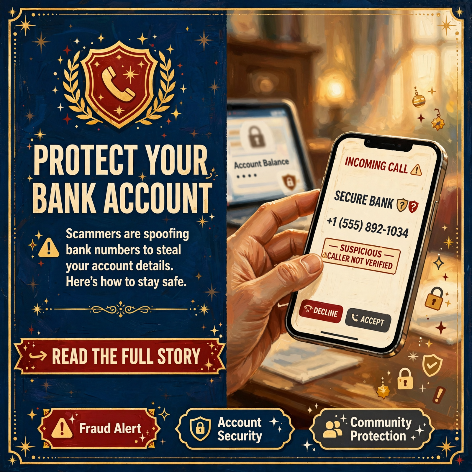 Featured image for "🚨 Spoofed Number Fraud Alert: How to Protect Your Bank Account in Dunlap"