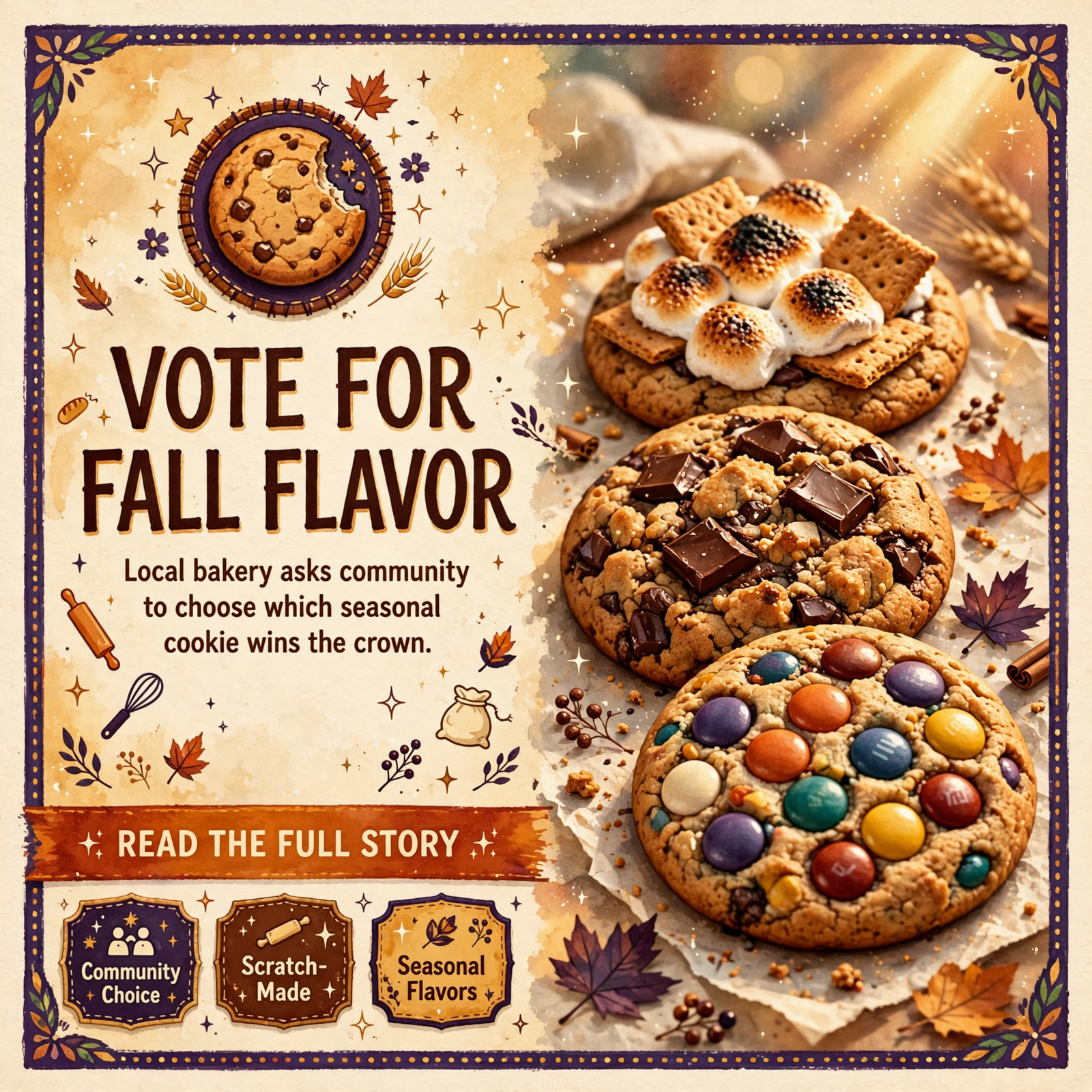 🍪 Just Frosted Rolls Out Fall Cookie Lineup – Which Flavor Wins Your Vote? — Featured Image Featured image for "🍪 Just Frosted Rolls Out Fall Cookie Lineup - Which Flavor Wins Your Vote?"