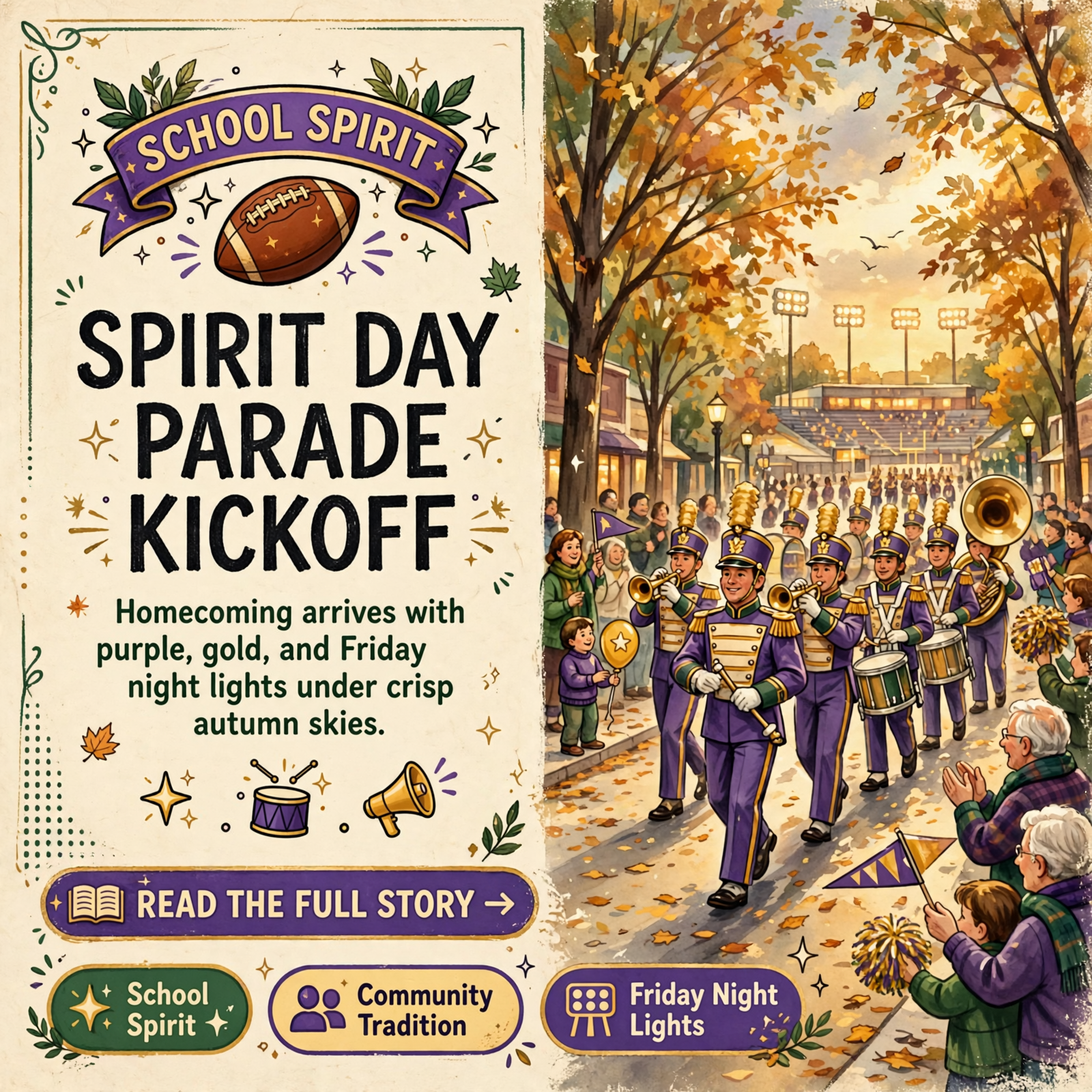 Featured image for "🏫 Go Indians Friday: Parade at 9:30, Homecoming vs. Community at 7"