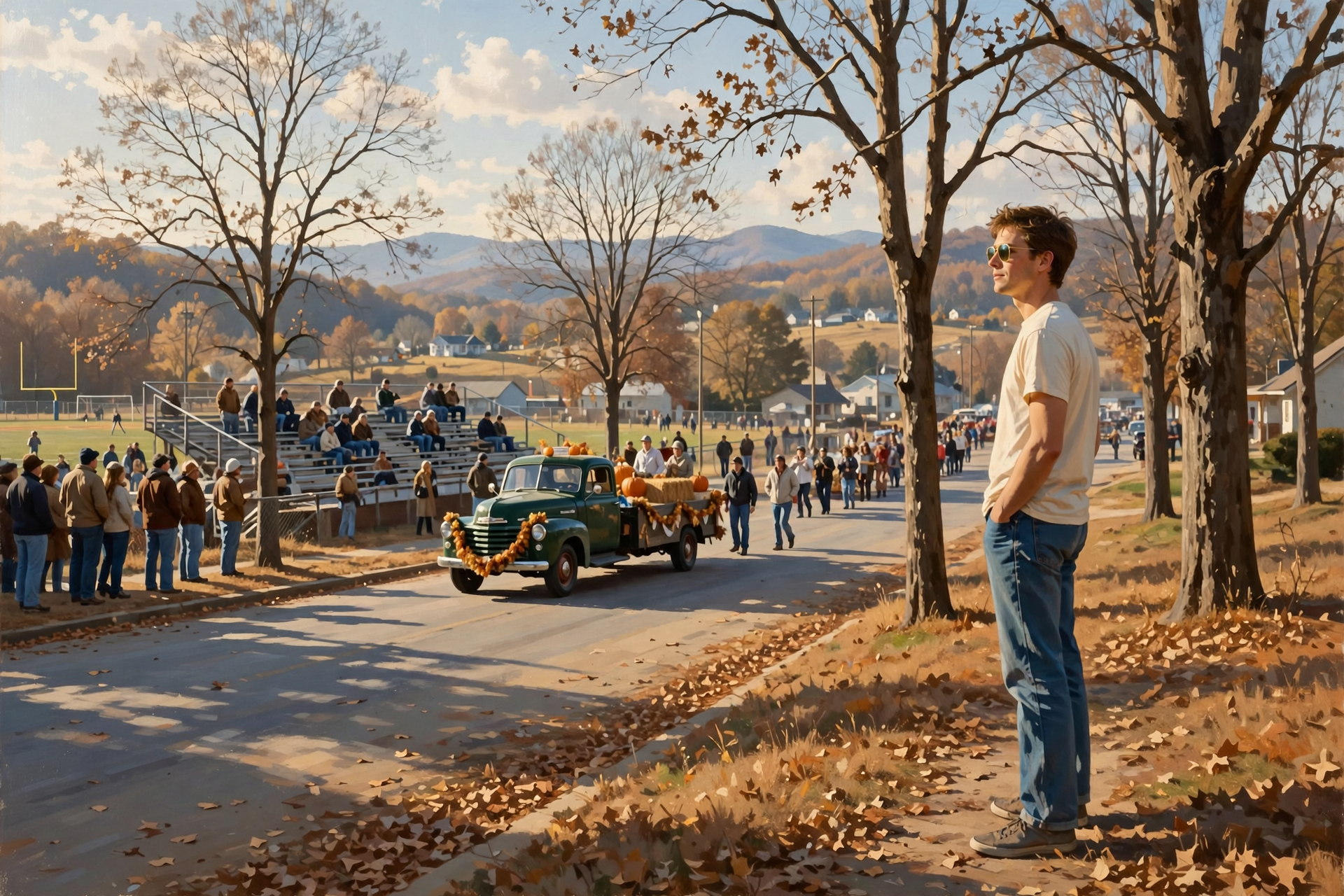 Illustration for 🧥 Warm Parade, Chilly Stands, Frost by Sunday