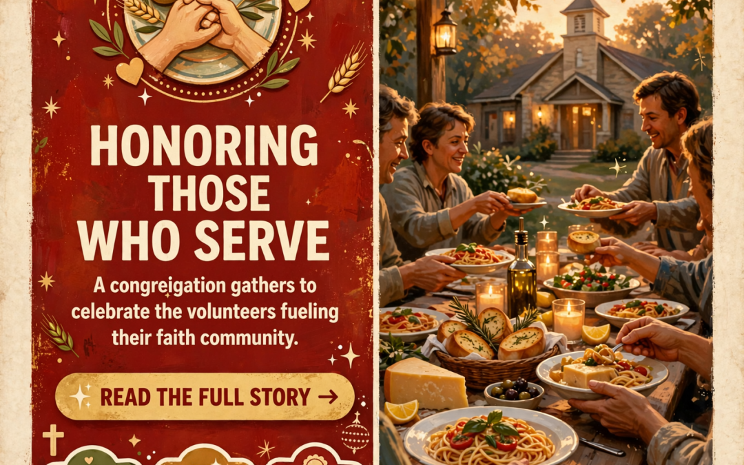 🍝 Ministry Appreciation Italian Dinner Planned in Whitwell