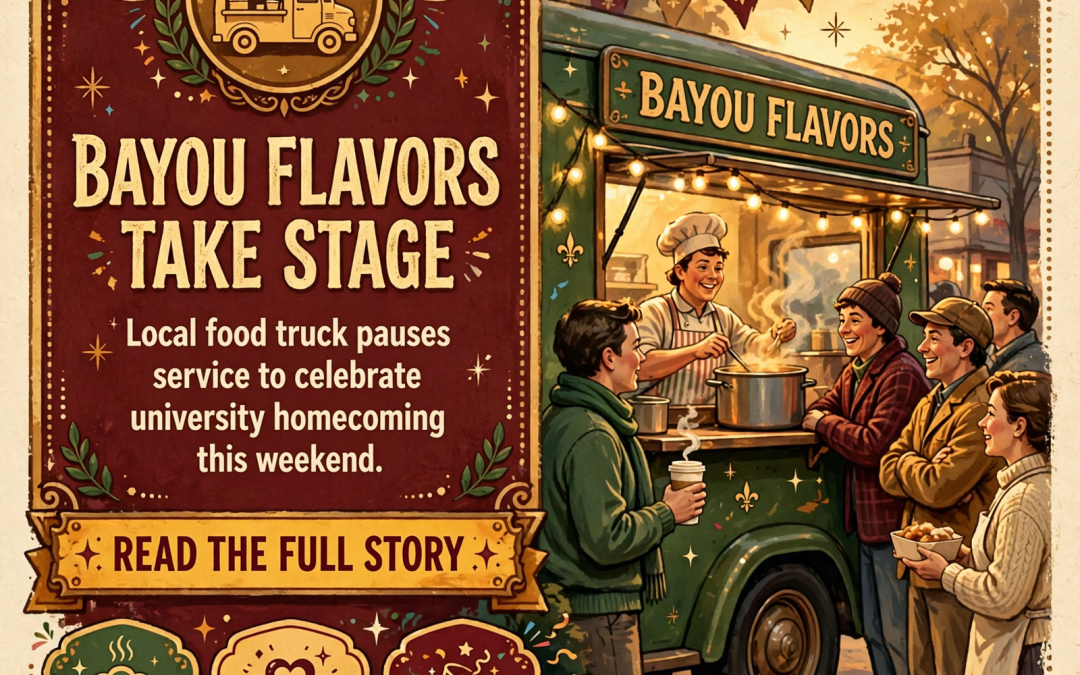 🚐 Down N The Bayou Food Truck Closes Today for TSU Homecoming Setup