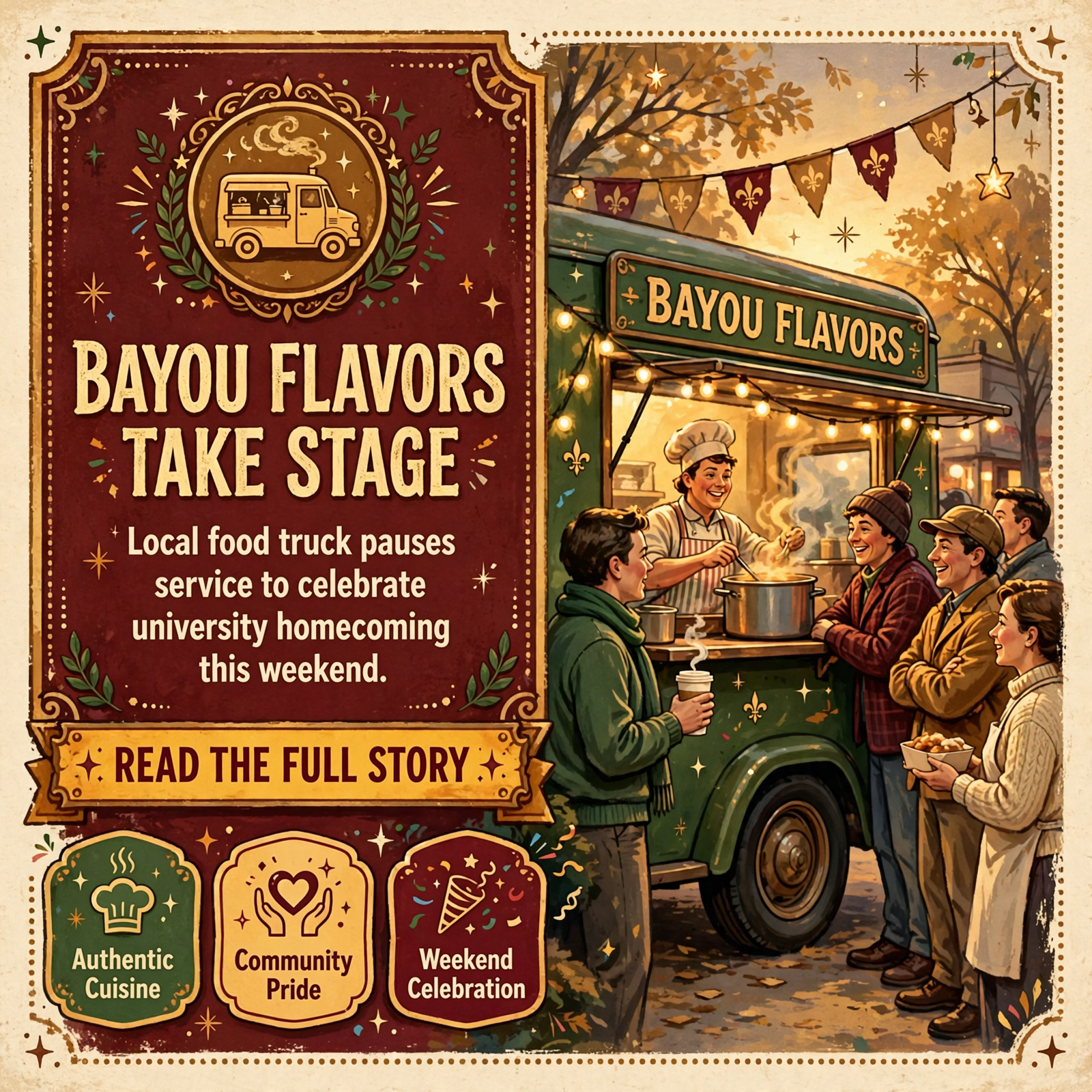Featured image for "🚐 Down N The Bayou Food Truck Closes Today for TSU Homecoming Setup"