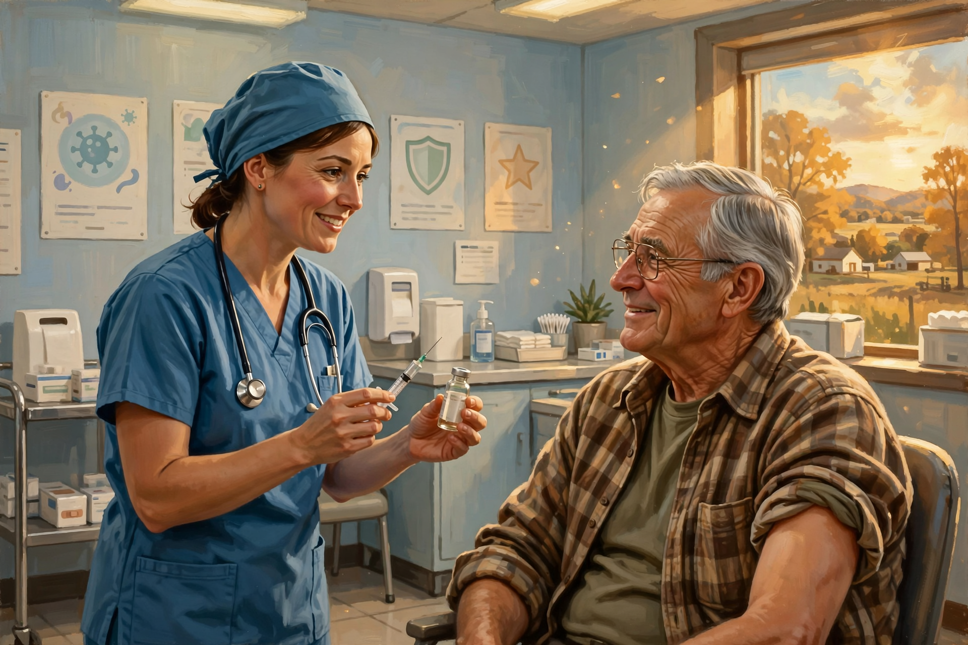 Illustration for 💉 Tuesday’s Free Flu Shot: Ask for the 65-Plus Kind