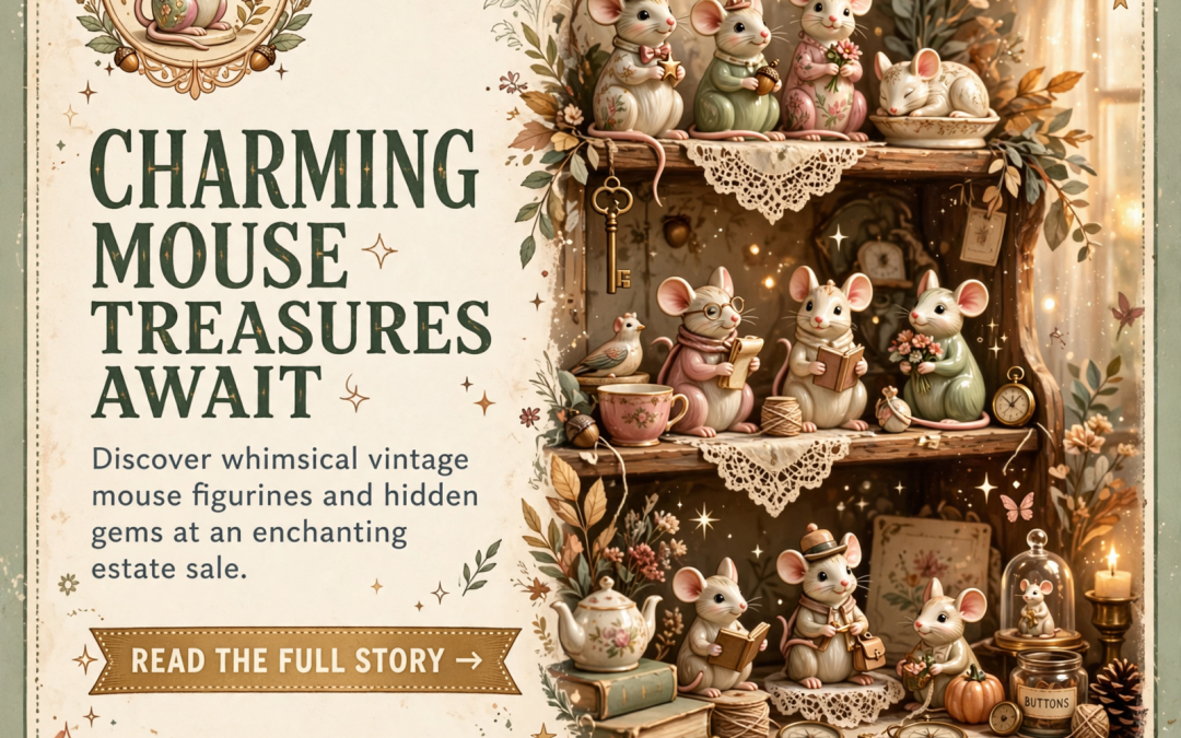 🐭 Whimsical Mouse Collection Comes to Estate Sale in Cookeville
