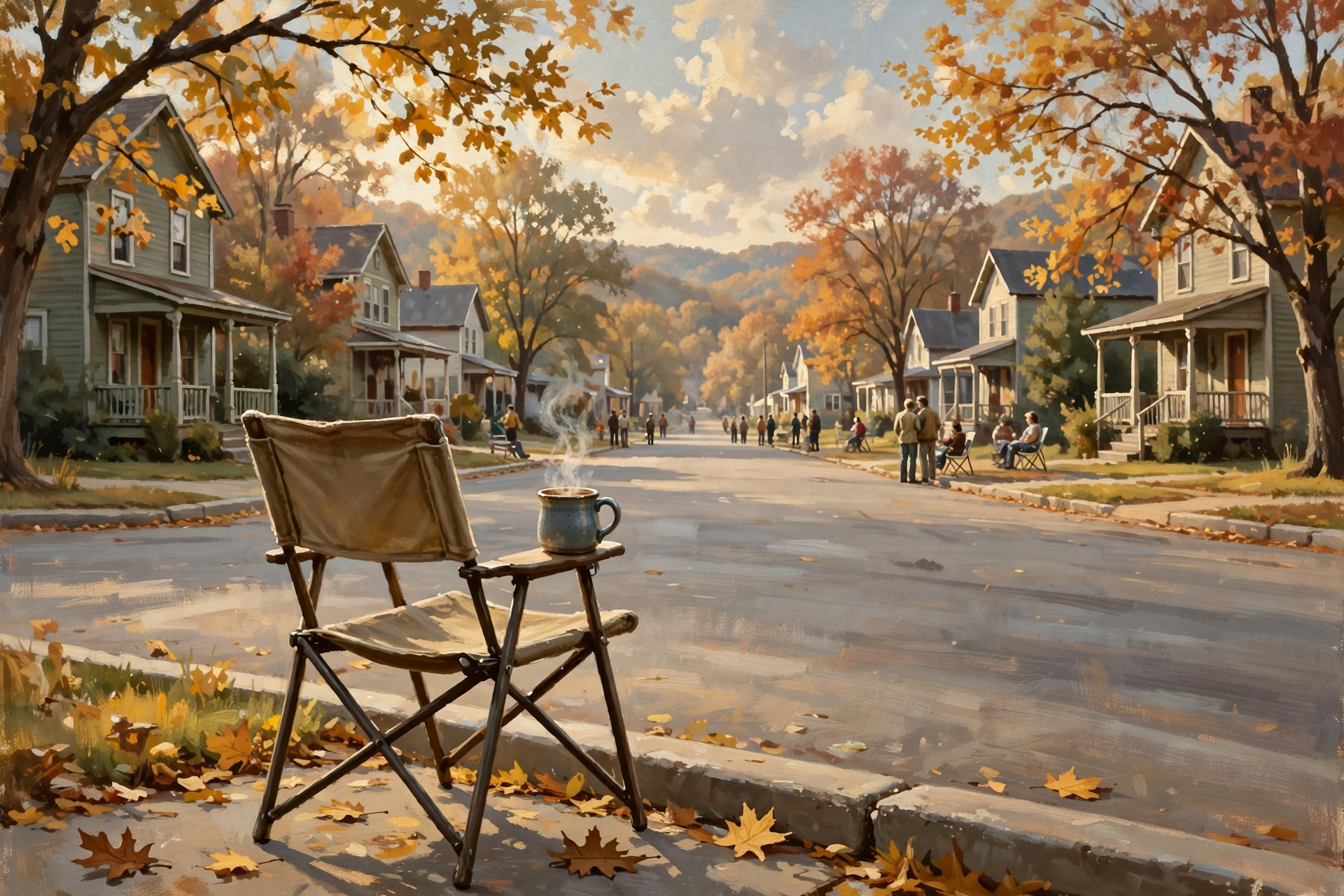 Illustration for 🍂 Wave From the Curb, Taste a Mountain Pie, and Save a Seat for Sunday
