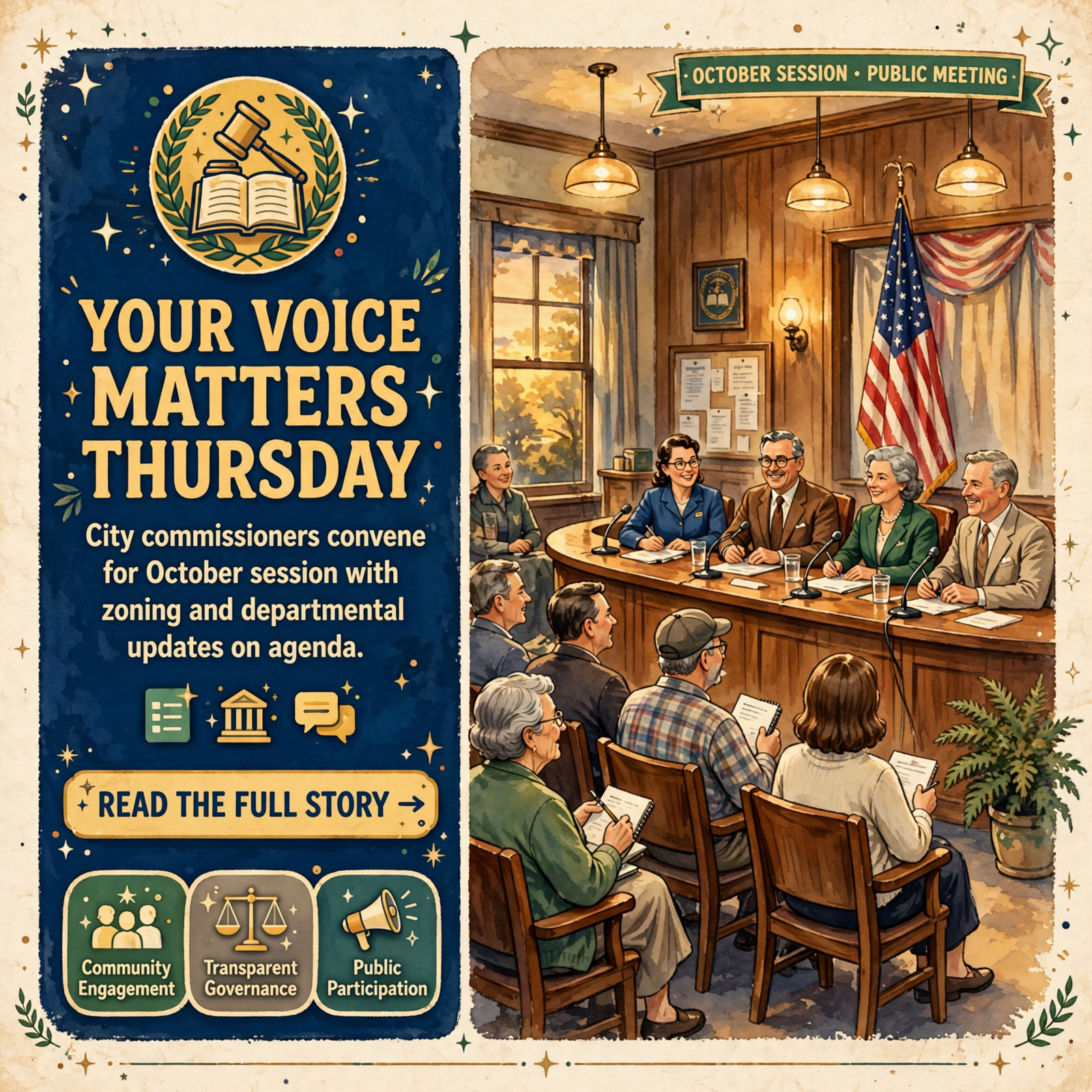 Featured image for "📋 Dunlap City Commission Meets Thursday Evening at City Hall"
