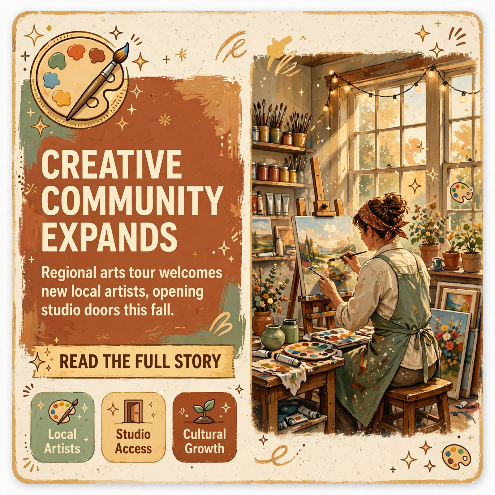 Featured image for "🎨 Off The Beaten Path Studio Tour Expands Into Warren County with Two New Artist Stops"