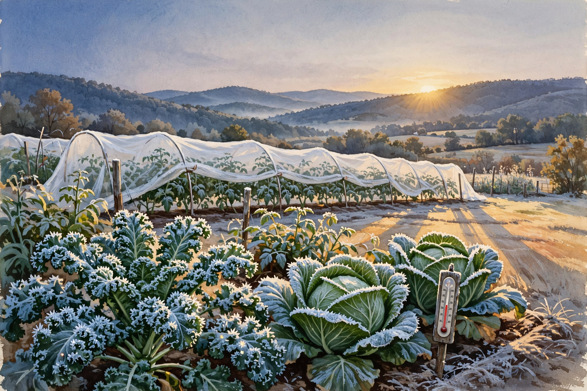 Illustration for βοΈ Sunday and Monday Dawns: Calm, Clear and Cold Enough to Watch