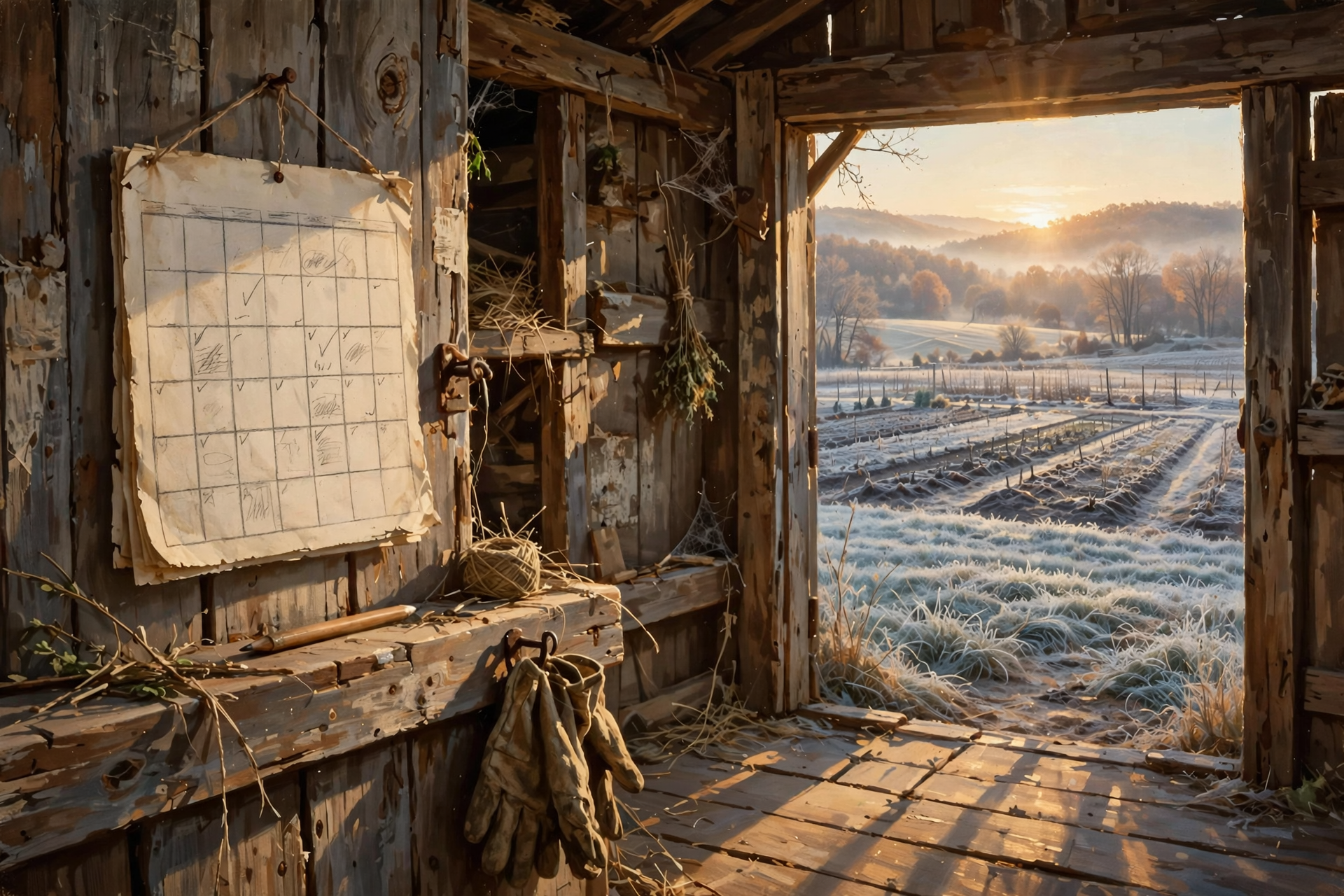 Illustration for 📅 Week-Ahead Weather, Garden & Farm Calendar