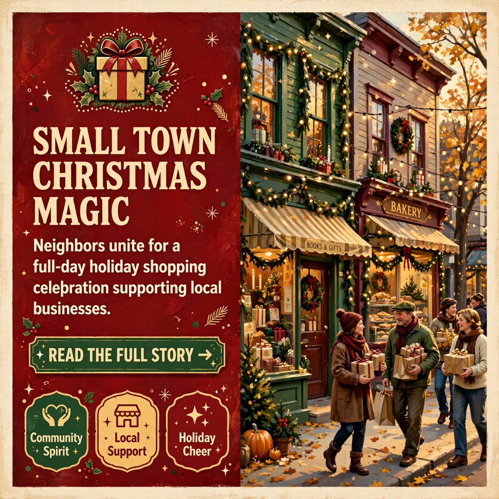 Featured image for "🎄 Small Town Christmas Shop Hop Comes to Dunlap on November 7th"