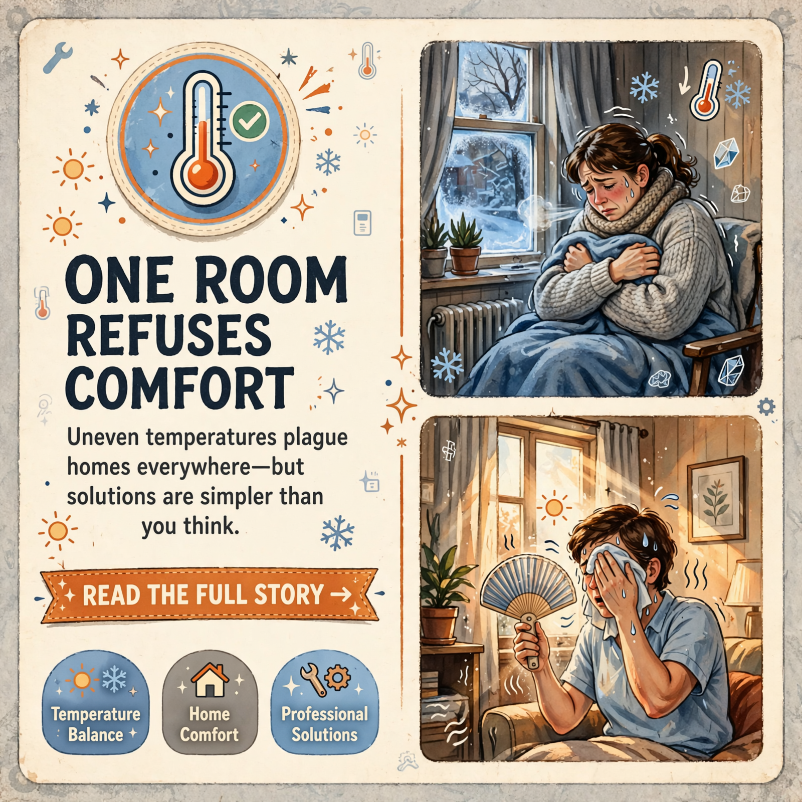 Featured image for "🏡 Why One Room in Your Home May Never Stay Comfortable - And What to Do About It"