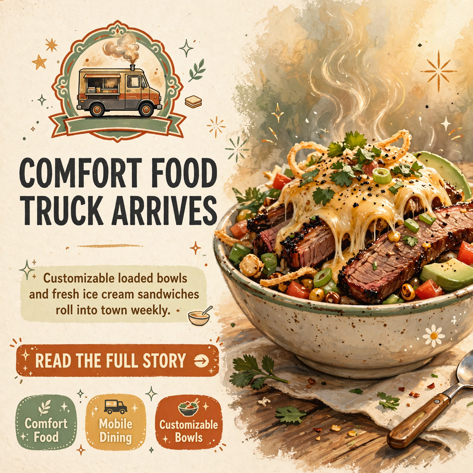 Featured image for "🍽️ It's Loaded Food Truck Brings Loaded Bowls to Dunlap"