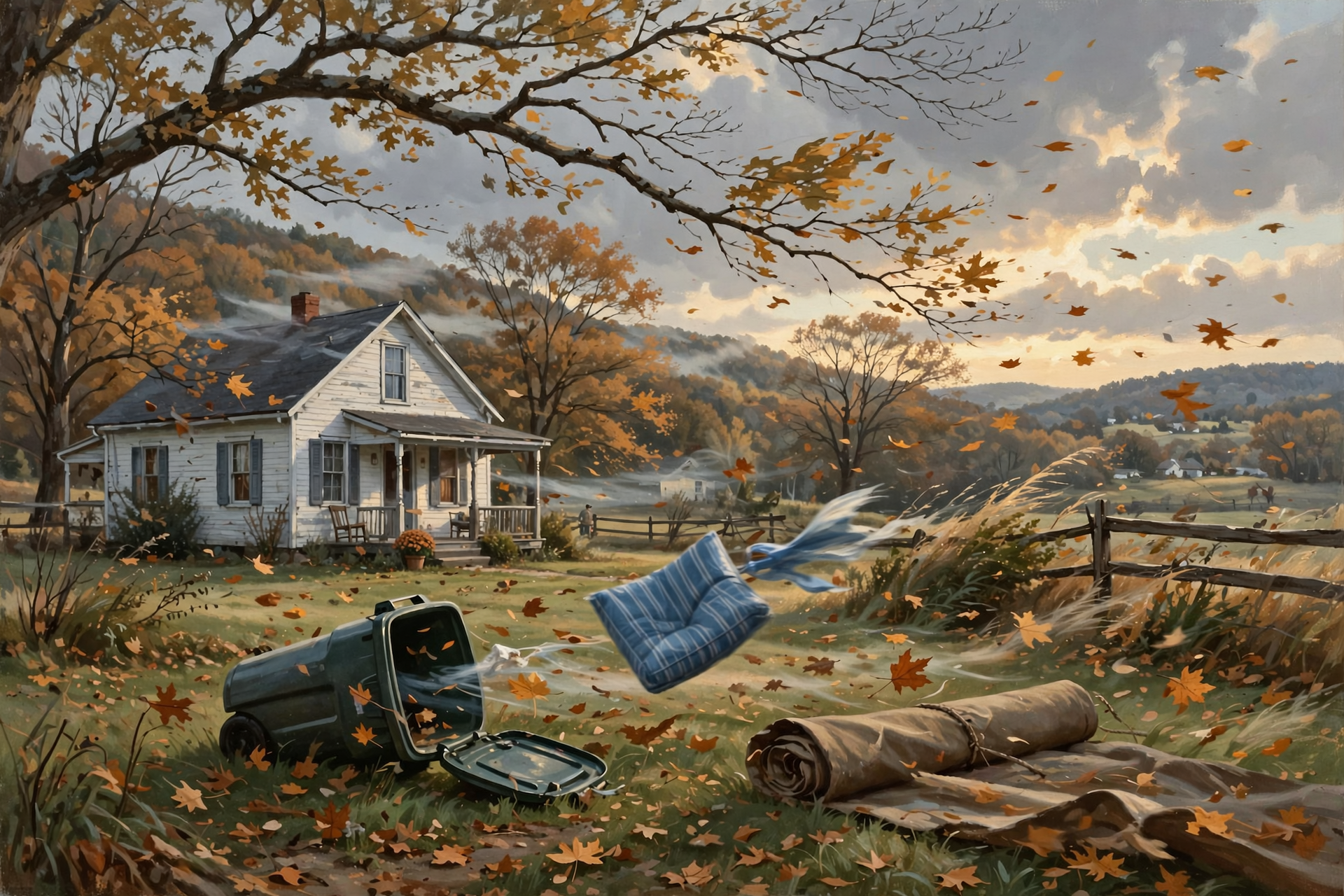 Illustration for 🏡 Gusts Hit Today, Frost Eyes Sunday Dawn, and Freddie Mac Printed 7.40% / 6.71%