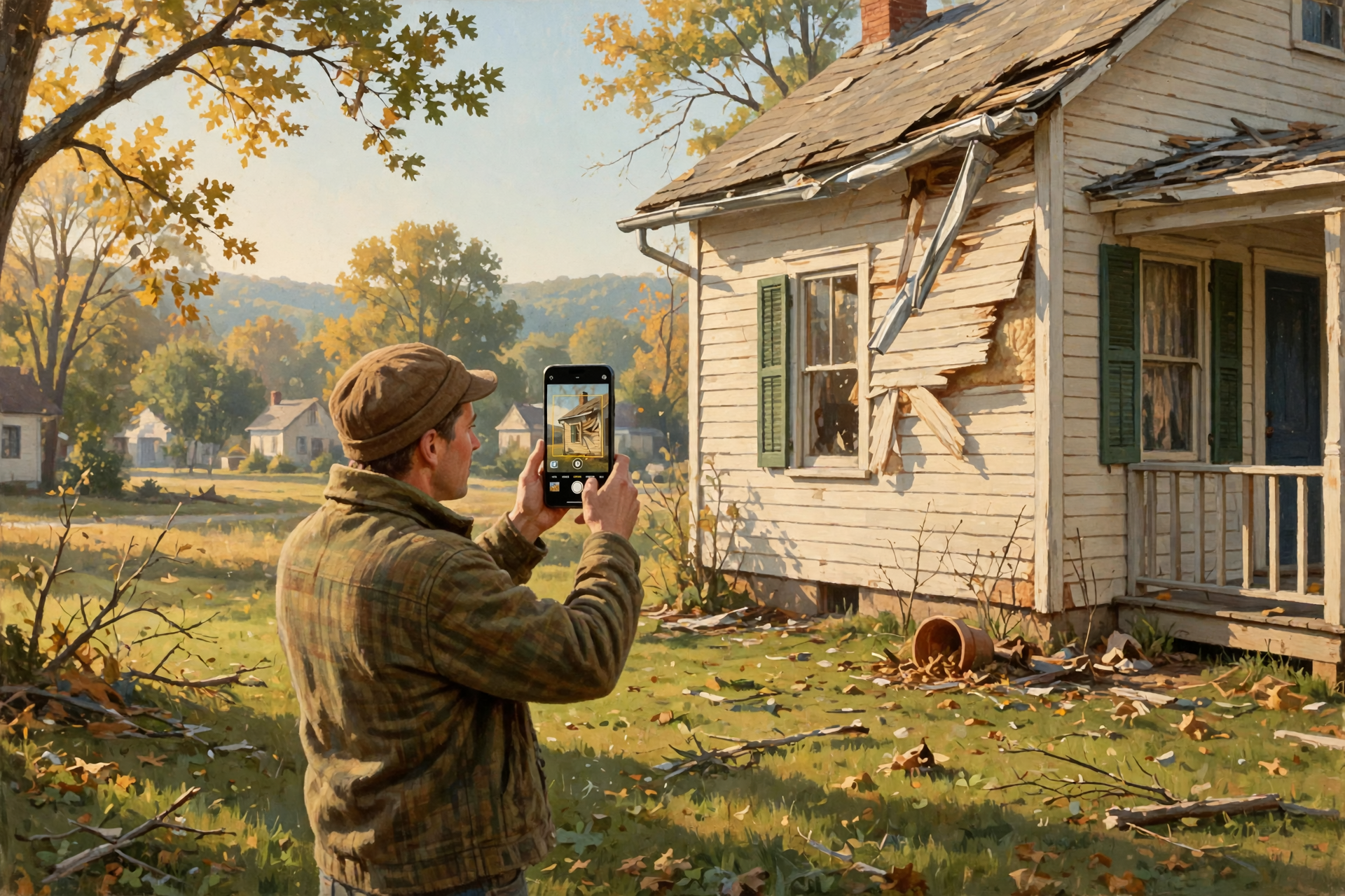 Illustration for 🛠️ After the Wind: Photos, Deposits ≤1/3, Licensed Crews