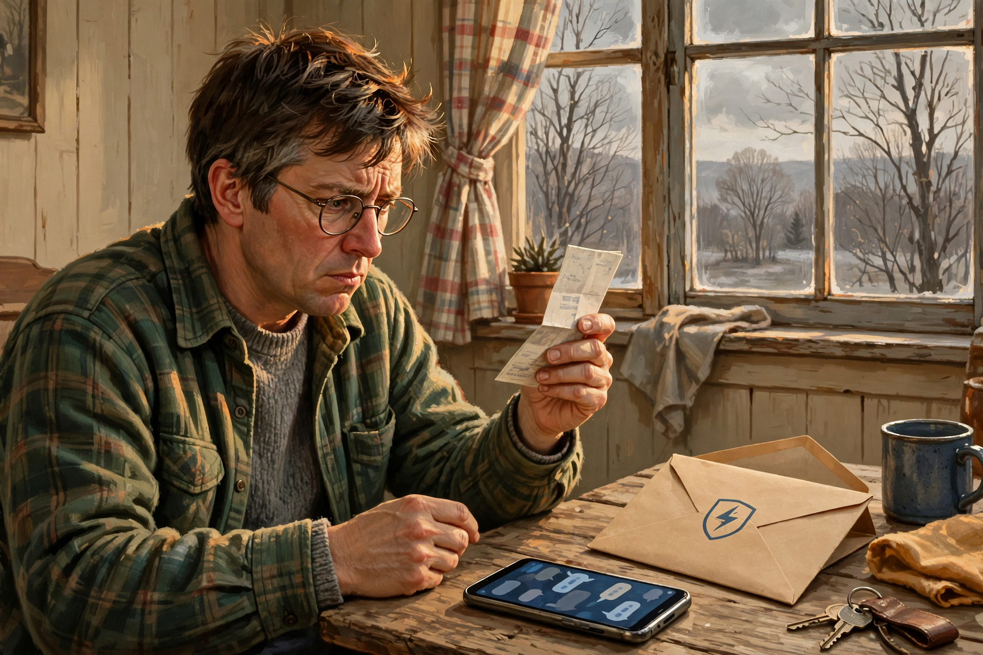 Illustration for ⚡ Cold Weather Brings Utility Impostors — Shutoff Threats and Fake Refunds