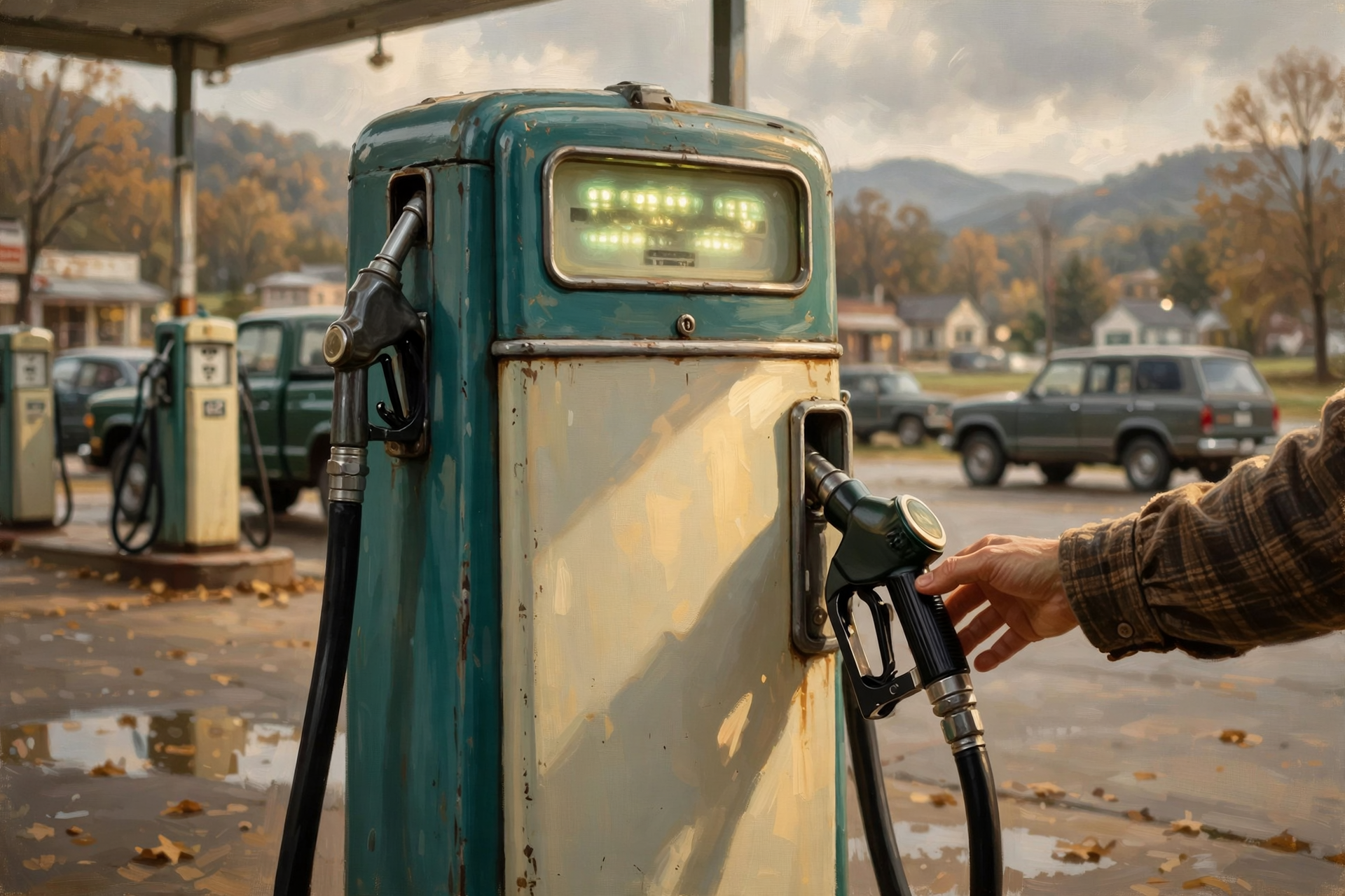 Illustration for ⛽ Friday Money Check: Gas Eases a Penny, Mortgages Hold at 7.40%