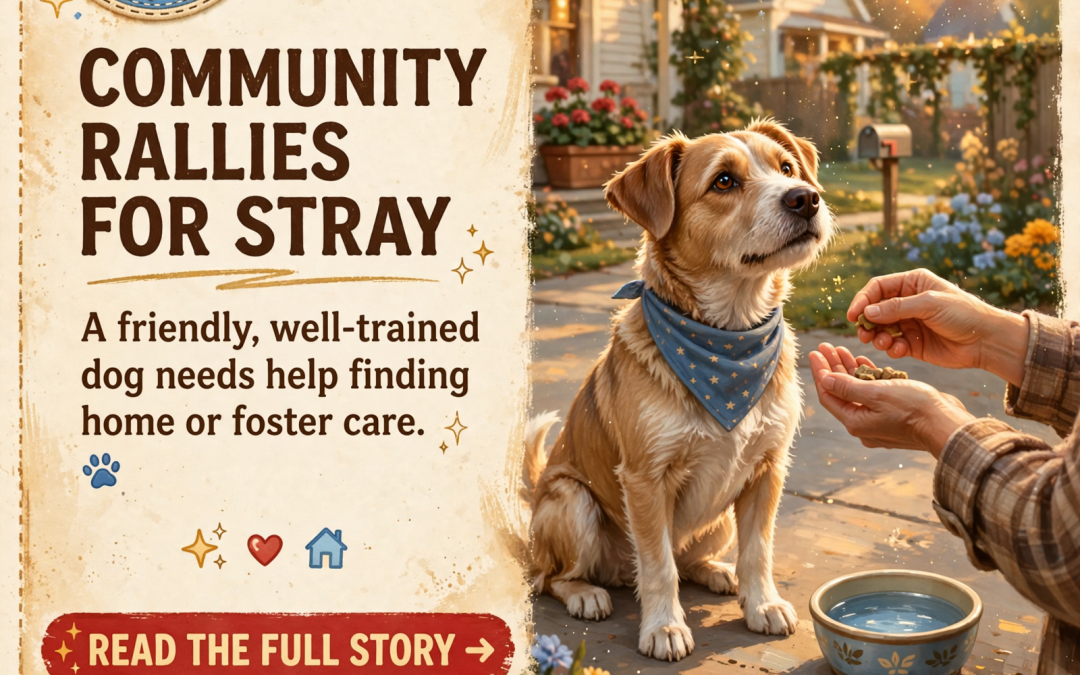 🐕 Community Seeks Help for Friendly Stray Dog Found in Dunlap