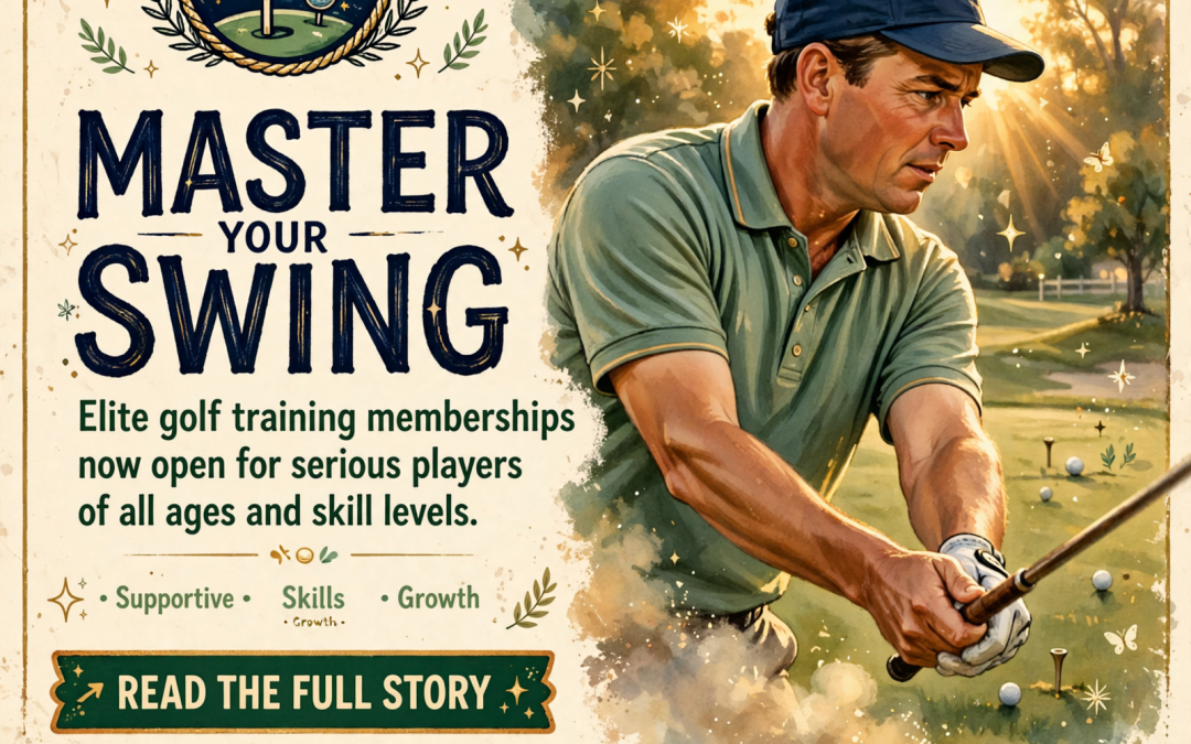 ⛳ George Roy Golf Opens 2027 Training Memberships in Dunlap