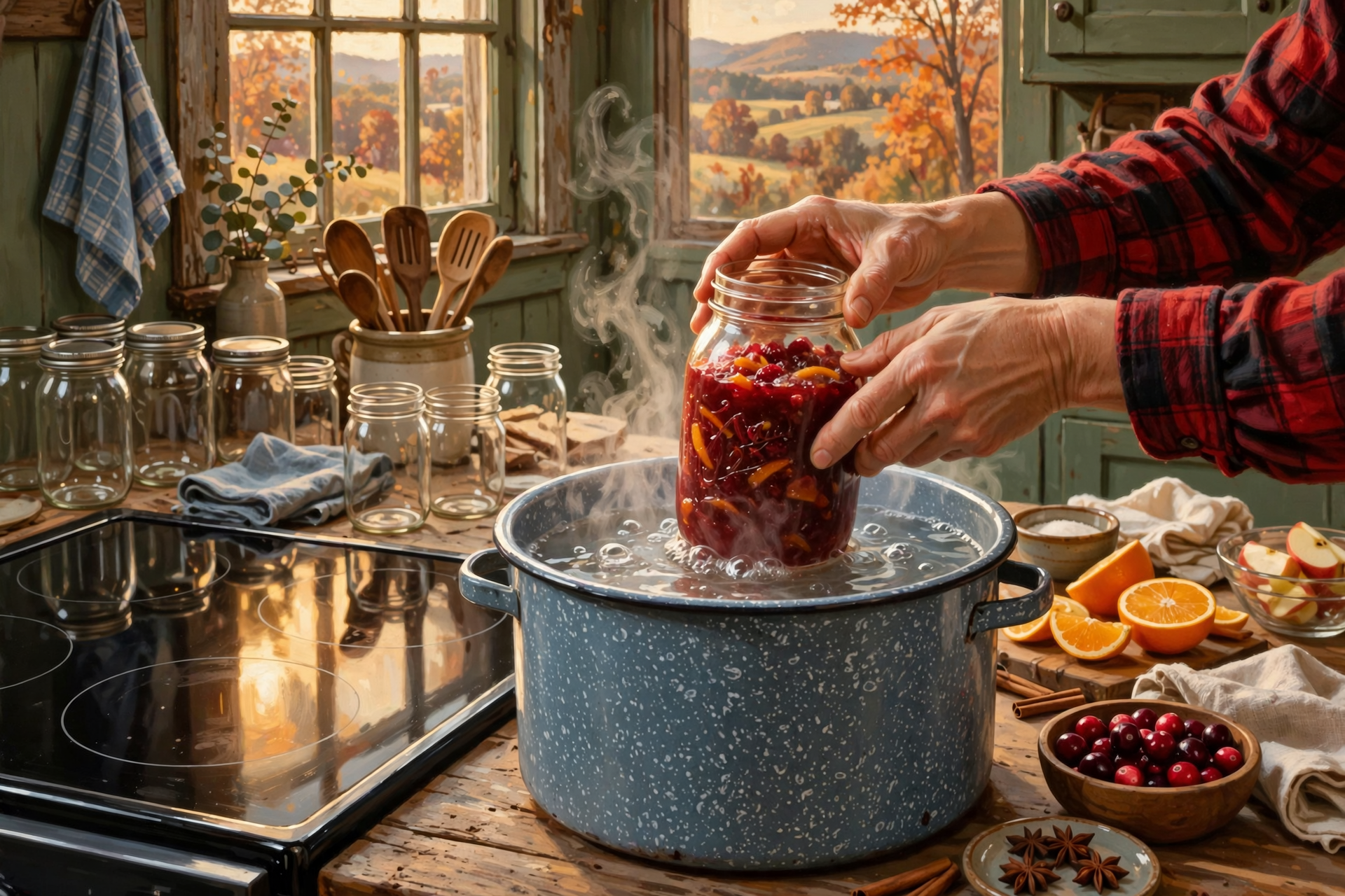 Illustration for 🫙 Put Up a Jar for Gift-Giving: Hands-On Holiday Canning Classes, Nov. 9 and 17
