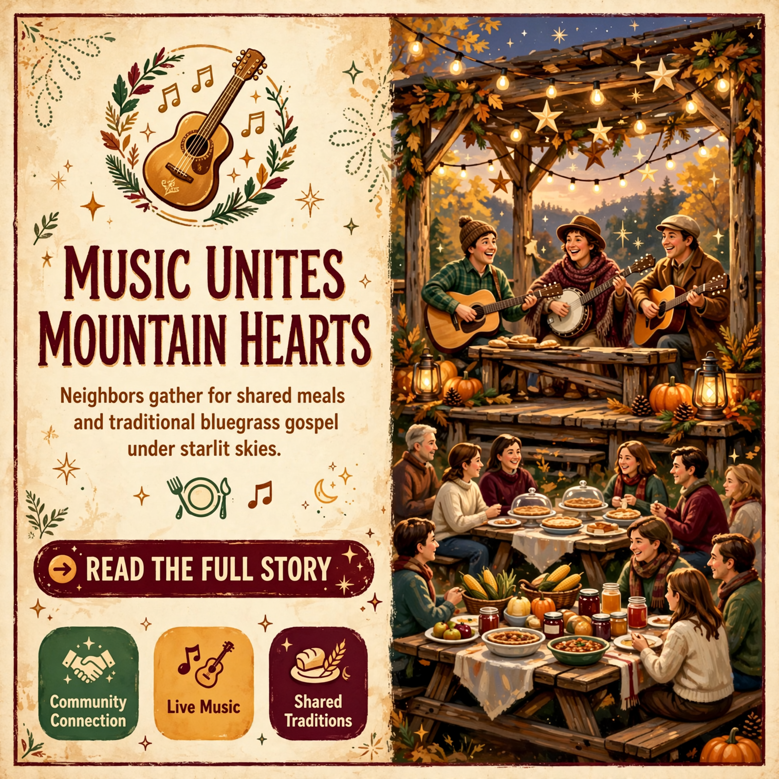 🎵 Music on the Mountain Brings Crossroads Bluegrass Gospel to Cagle, Oct. 15 — Featured Image Featured image for "🎵 Music on the Mountain Brings Crossroads Bluegrass Gospel to Cagle, Oct. 15"