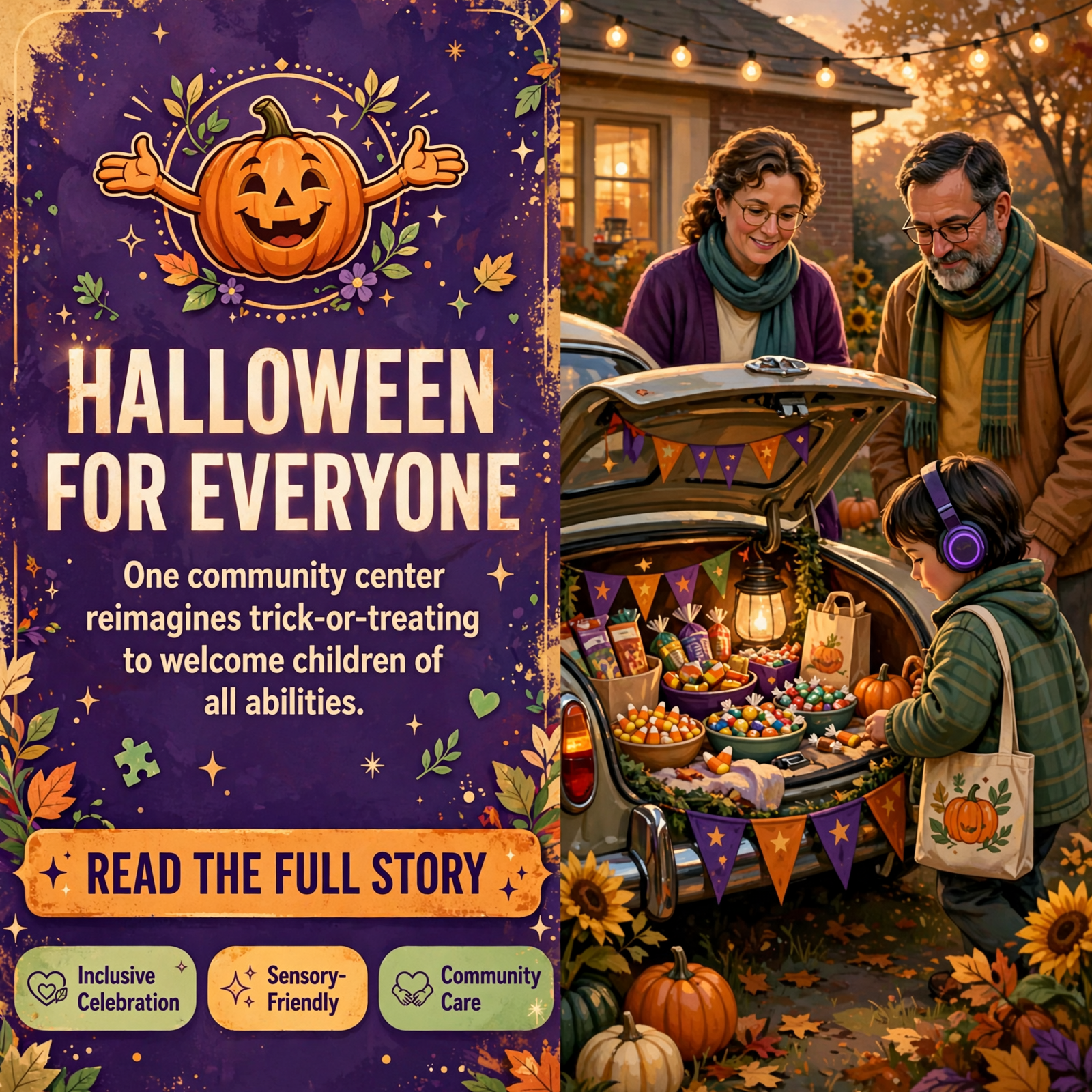 Featured image for "🎃 Cagle Mountain Community Center Trunk or Treat Embraces Inclusivity for All Children"