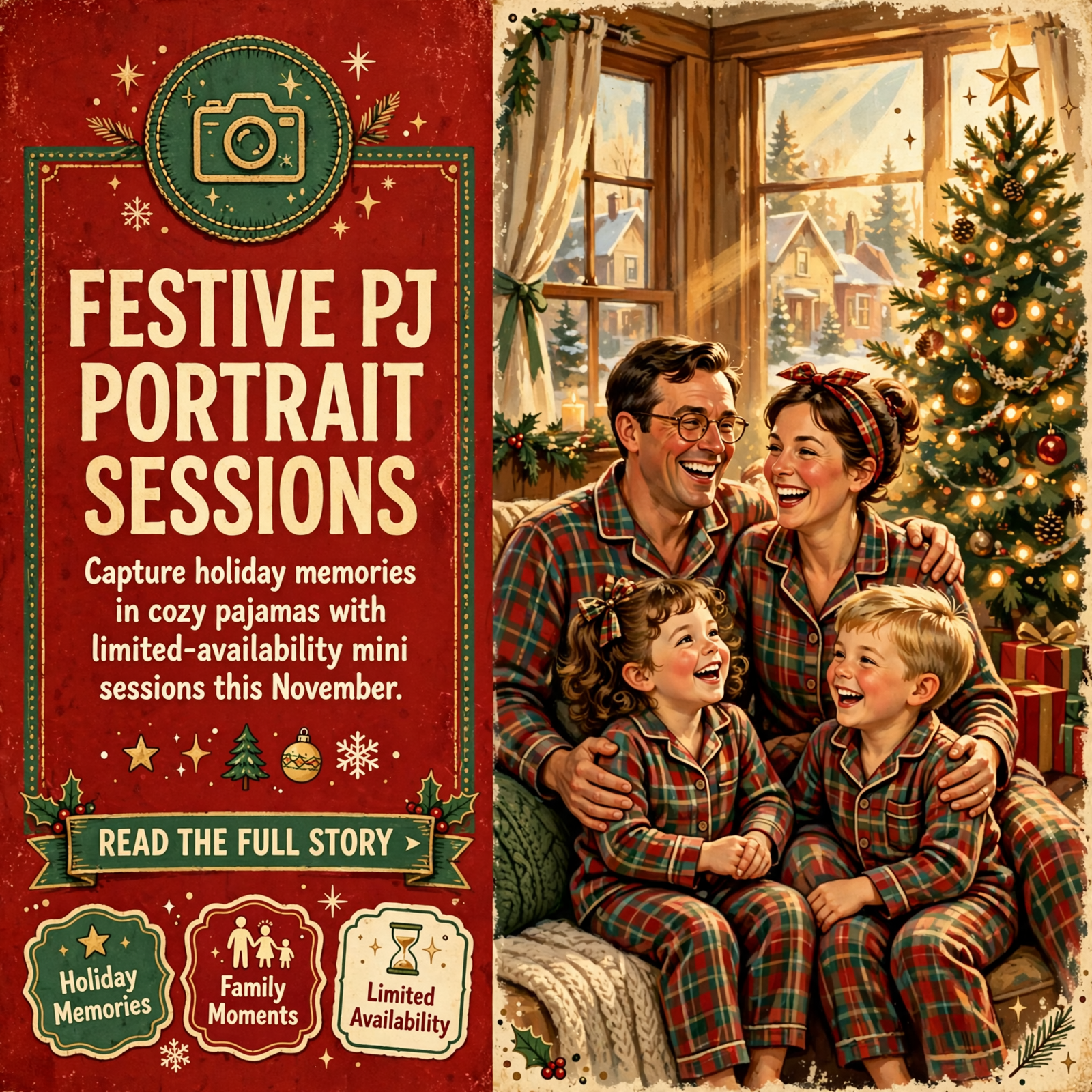 Featured image for "🎄 Christmas PJ Mini Sessions Coming November 14th - Limited Spots Available"