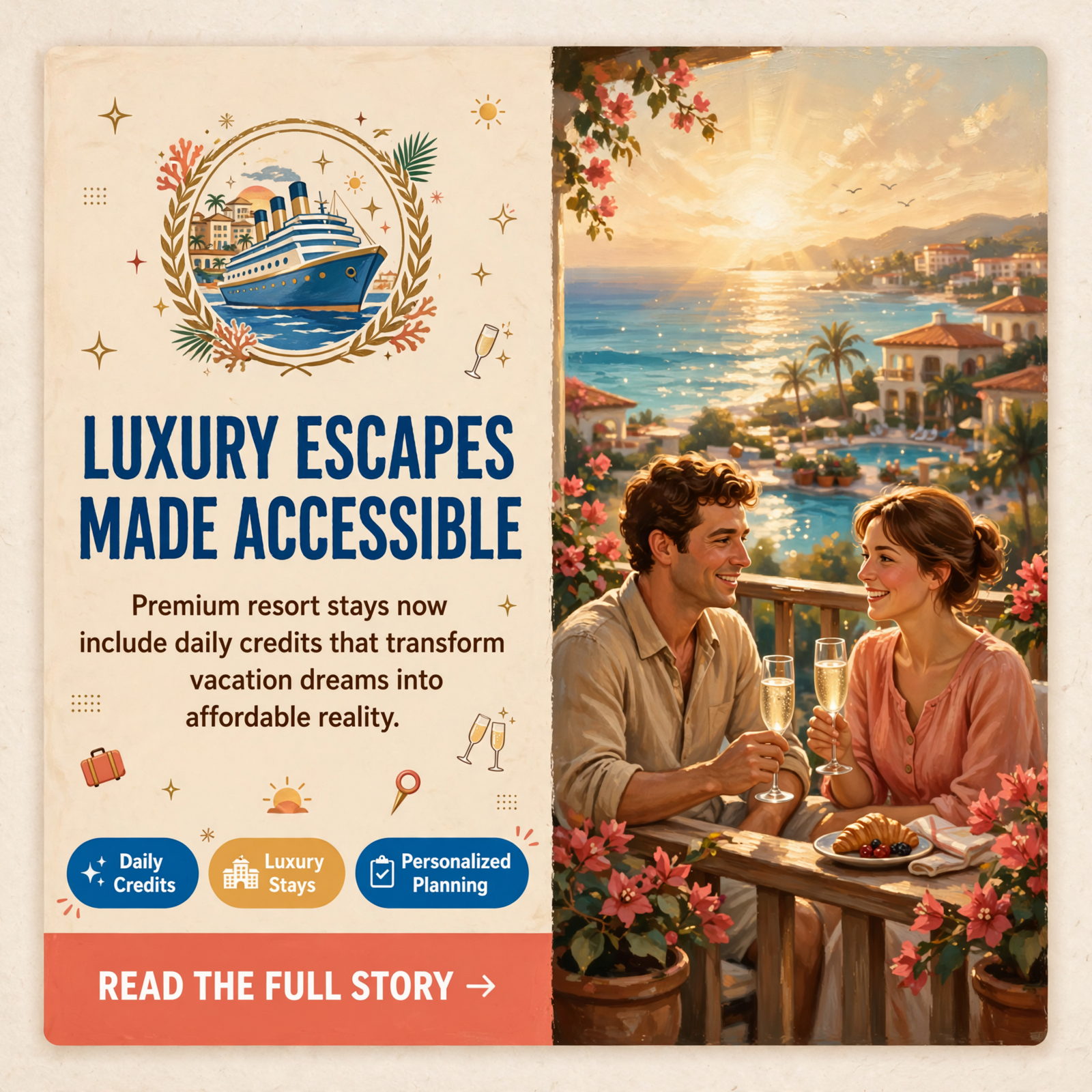 ✨ Ramsey Retreats Cruise Co . Highlights Luxury Resort Stays with Daily Credits — Featured Image Featured image for "✨ Ramsey Retreats Cruise Co . Highlights Luxury Resort Stays with Daily Credits"