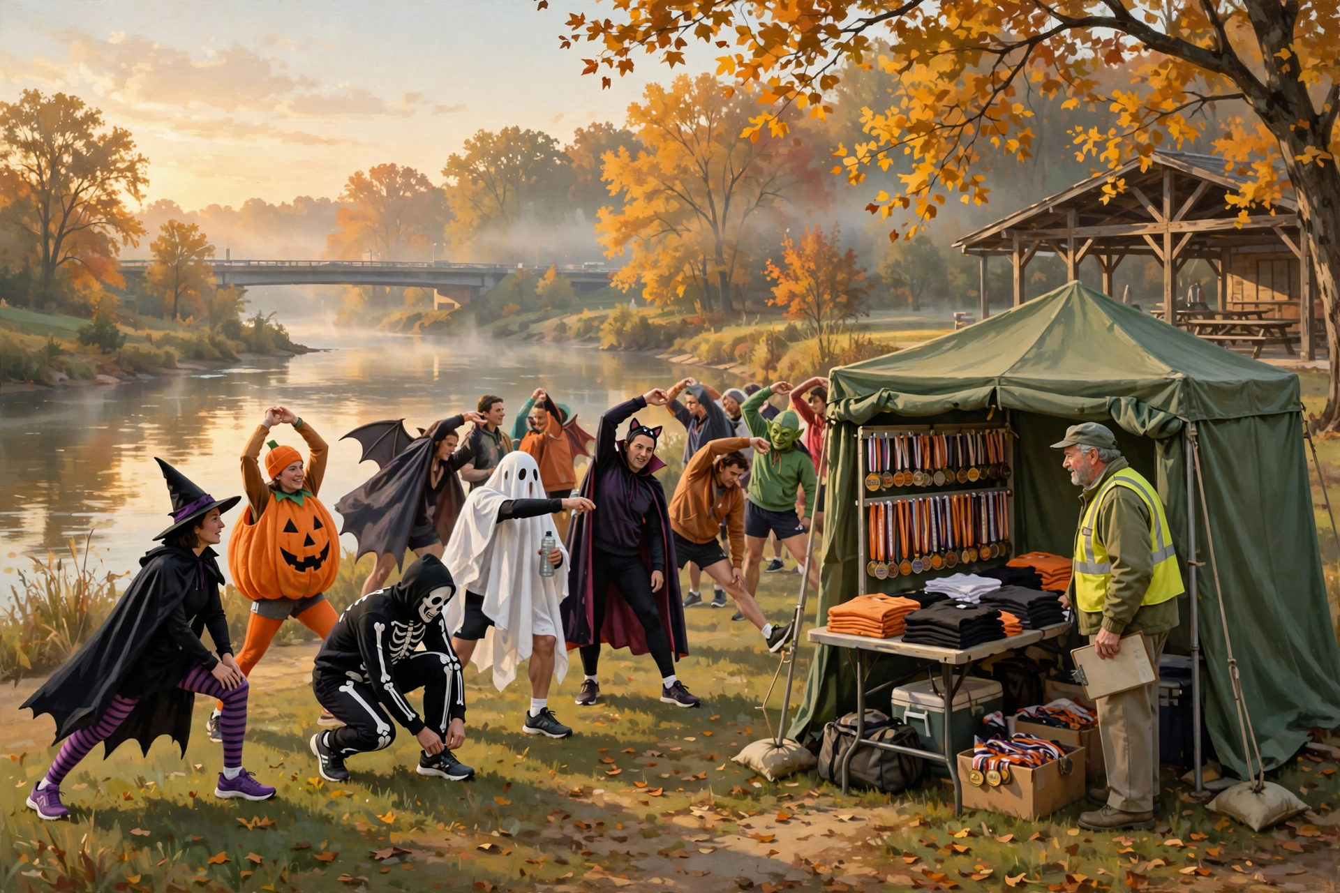 Illustration for 🏃 Dress Up and Run the Spooky Sprint at Tennessee Riverpark