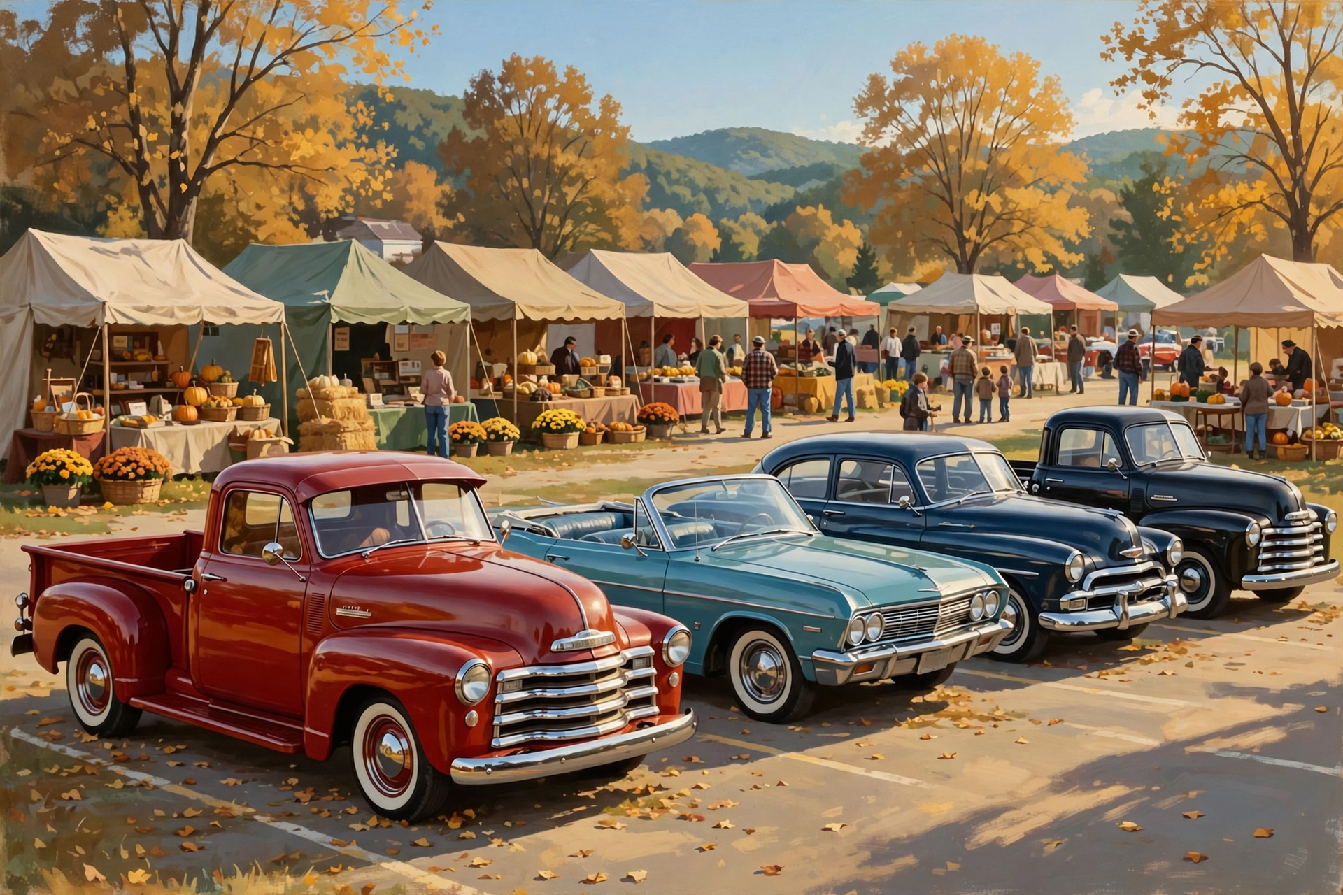 Illustration for 🚗 Cruise Classics at Lookout Valley Recreation's Fall Car Show
