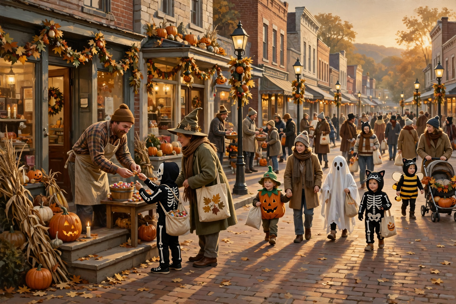 Illustration for 👻 Trick-or-Treat on the Square in LaFayette