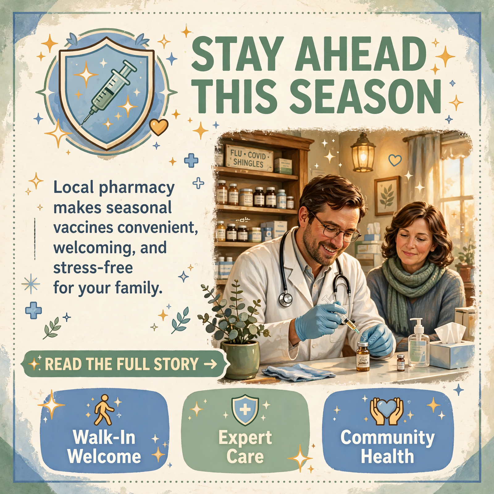 Featured image for "💉 Seasonal Immunizations Available at Local Pharmacy Shot Clinic"
