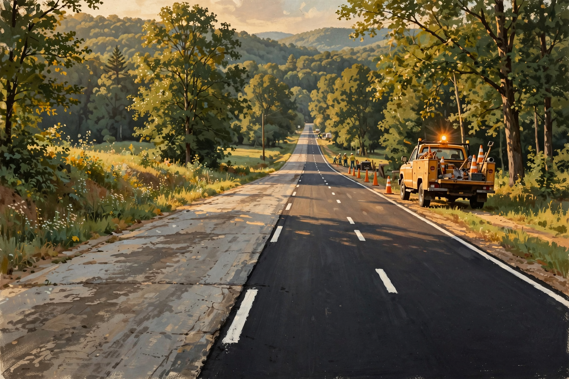 Illustration for 🚧 Fresh Blacktop on U.S. 127, Flaggers on the Signal Mountain Road and an Easy Weekend at Home: Your Roads & Commute Report