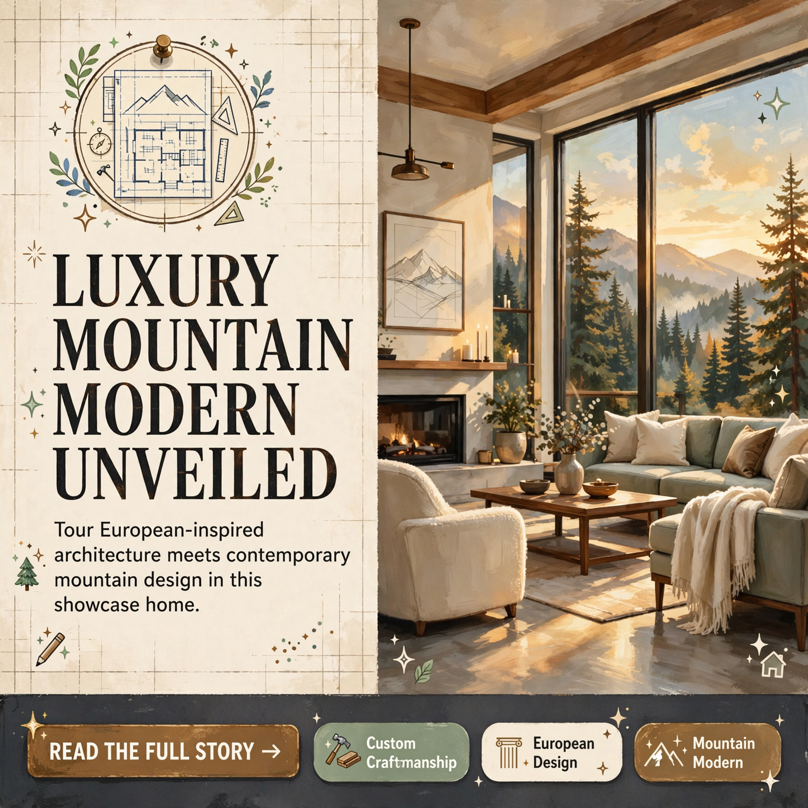 Featured image for "🏡 Tour Luxury Mountain Modern Design at River Gorge Ranch Model Home"