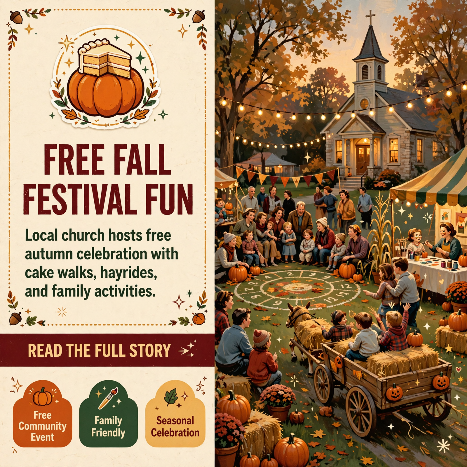 Featured image for "🎃 East Sparta Church of God Hosts Free Fall Festival with Cake Walk and Family Fun"
