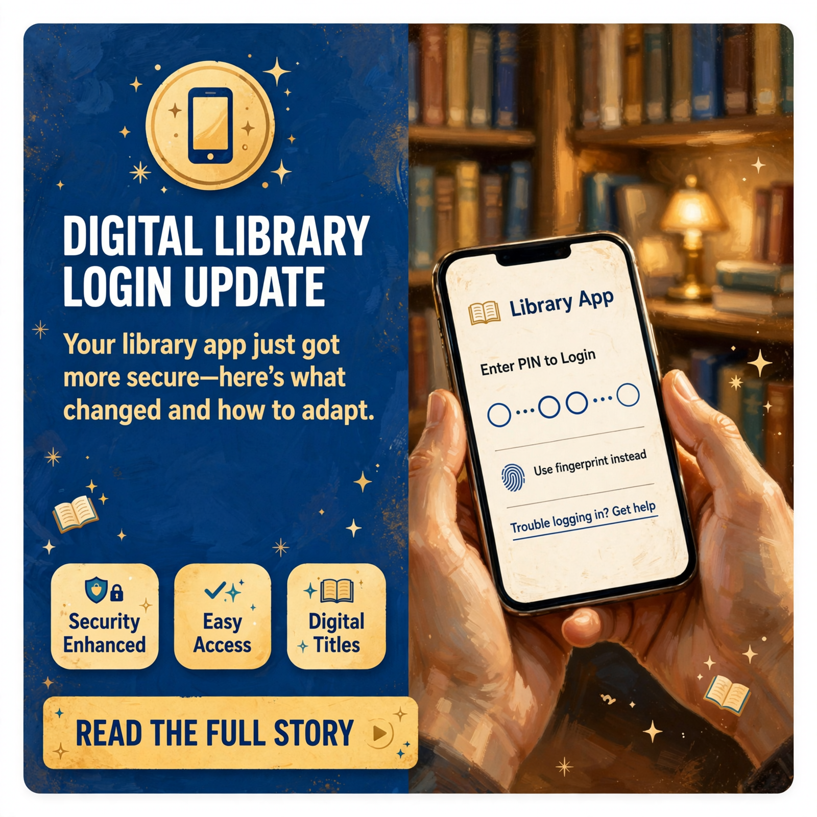 Featured image for "📱 Libby App Login Update: Spencer Library Alerts Patrons to New PIN Requirement"