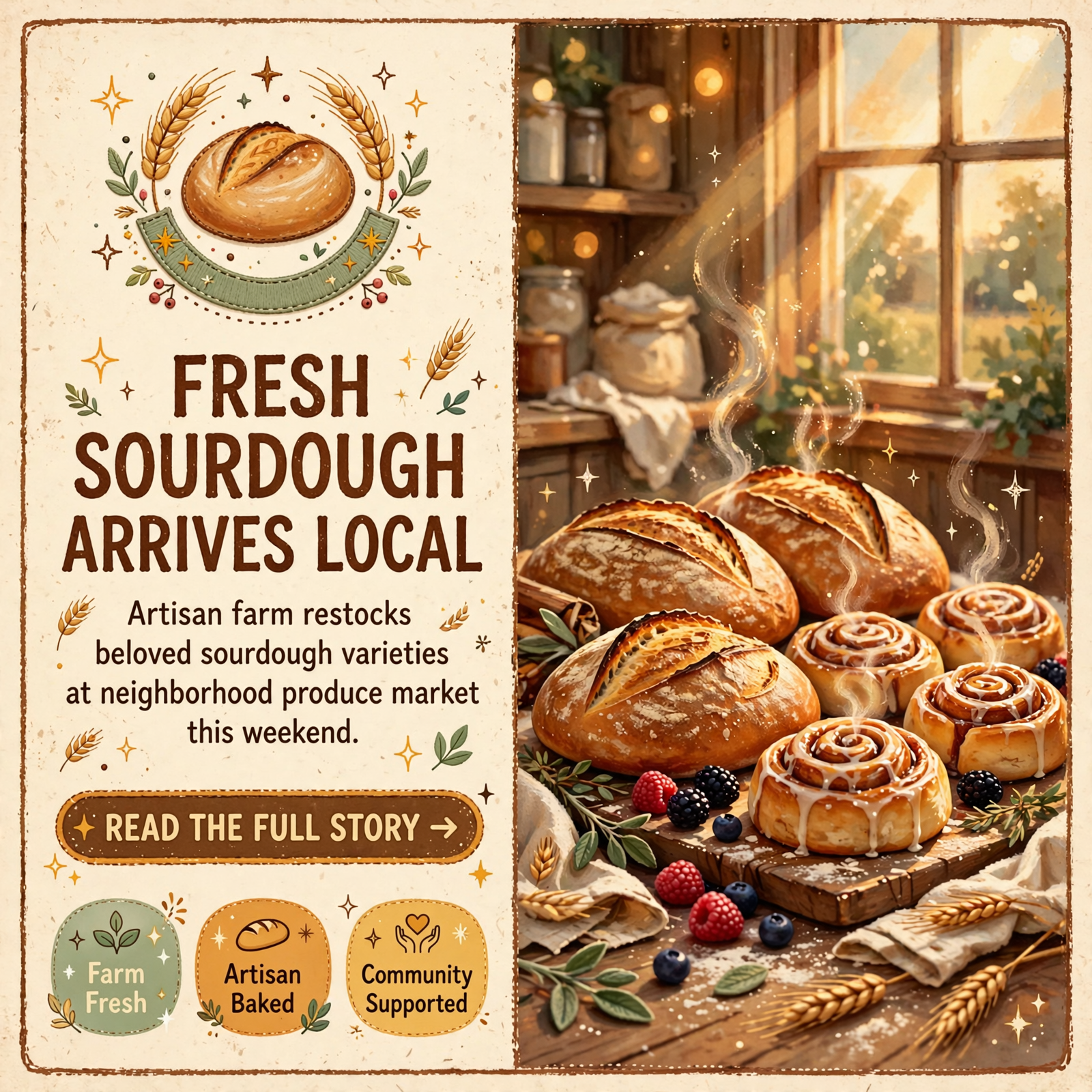 π₯ Hendon Farm Restocks Sourdough Favorites at Hughes Produce in Dunlap β Featured Image Featured image for "π₯ Hendon Farm Restocks Sourdough Favorites at Hughes Produce in Dunlap"