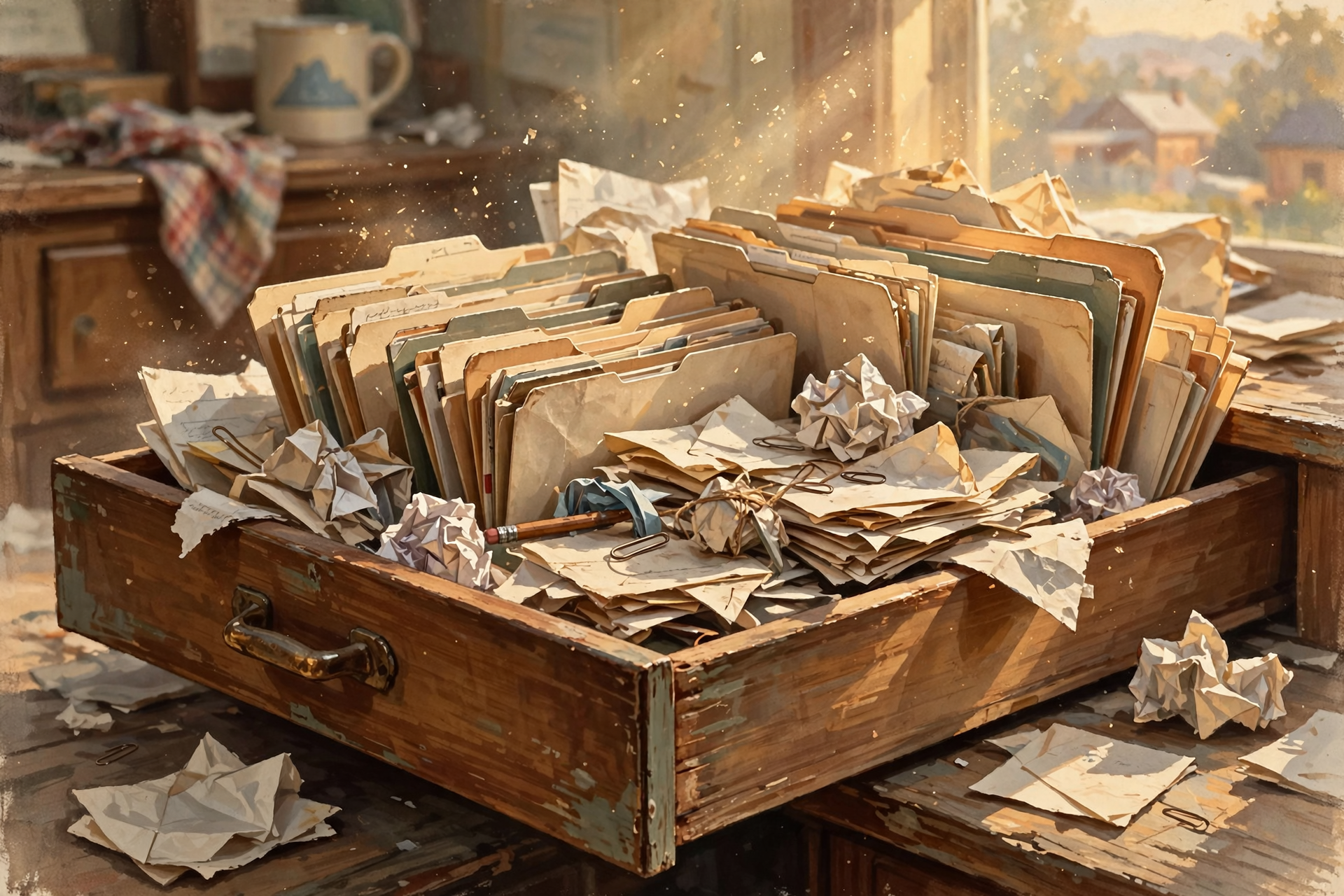 Illustration for 🗂️ Clean Out the Junk Drawer Before the AI Reads It
